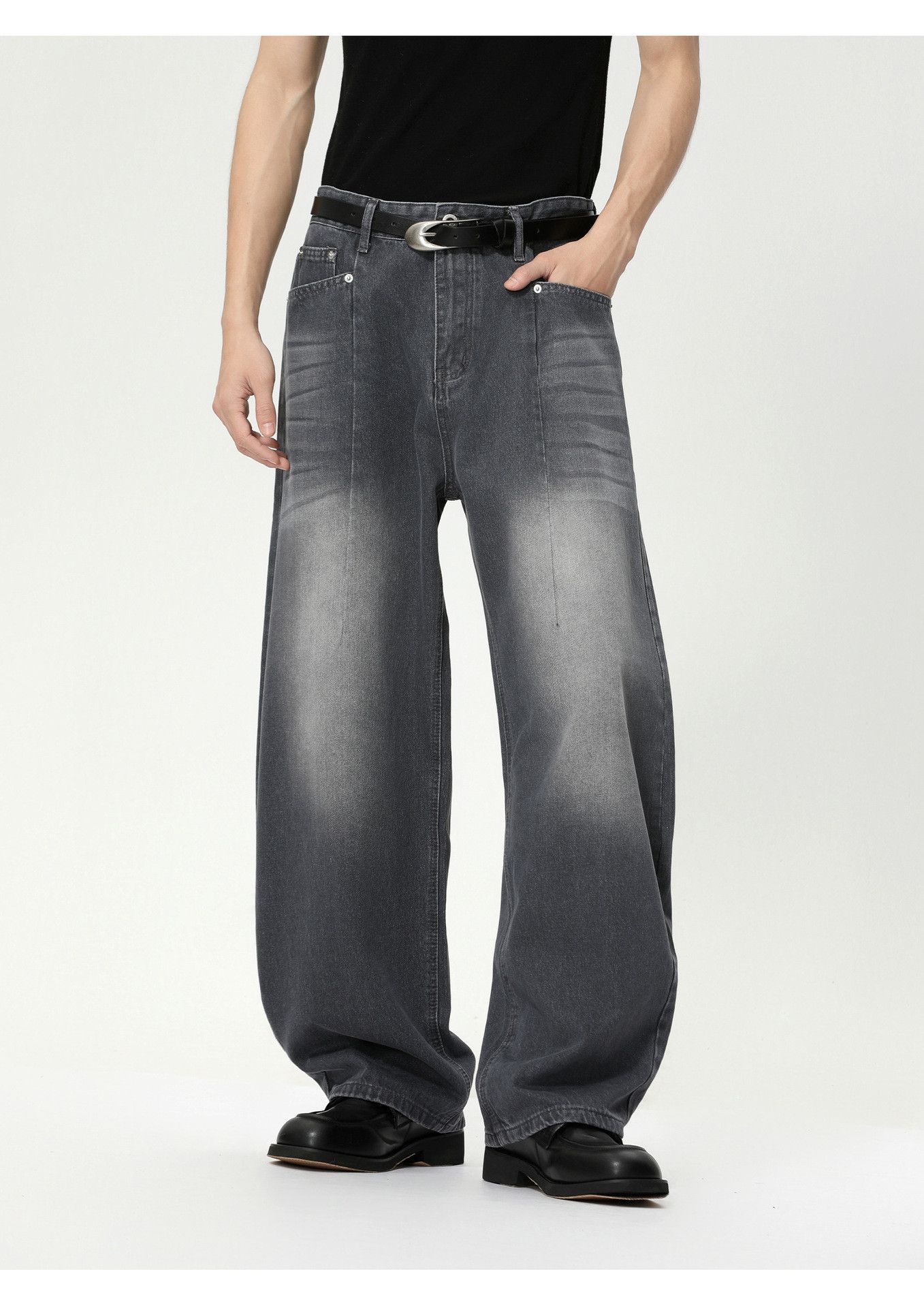 Vintage Men's Japanese Retro Casual Curved Loose Y2K Jeans Size US 32 / EU 48 - 1 Thumbnail