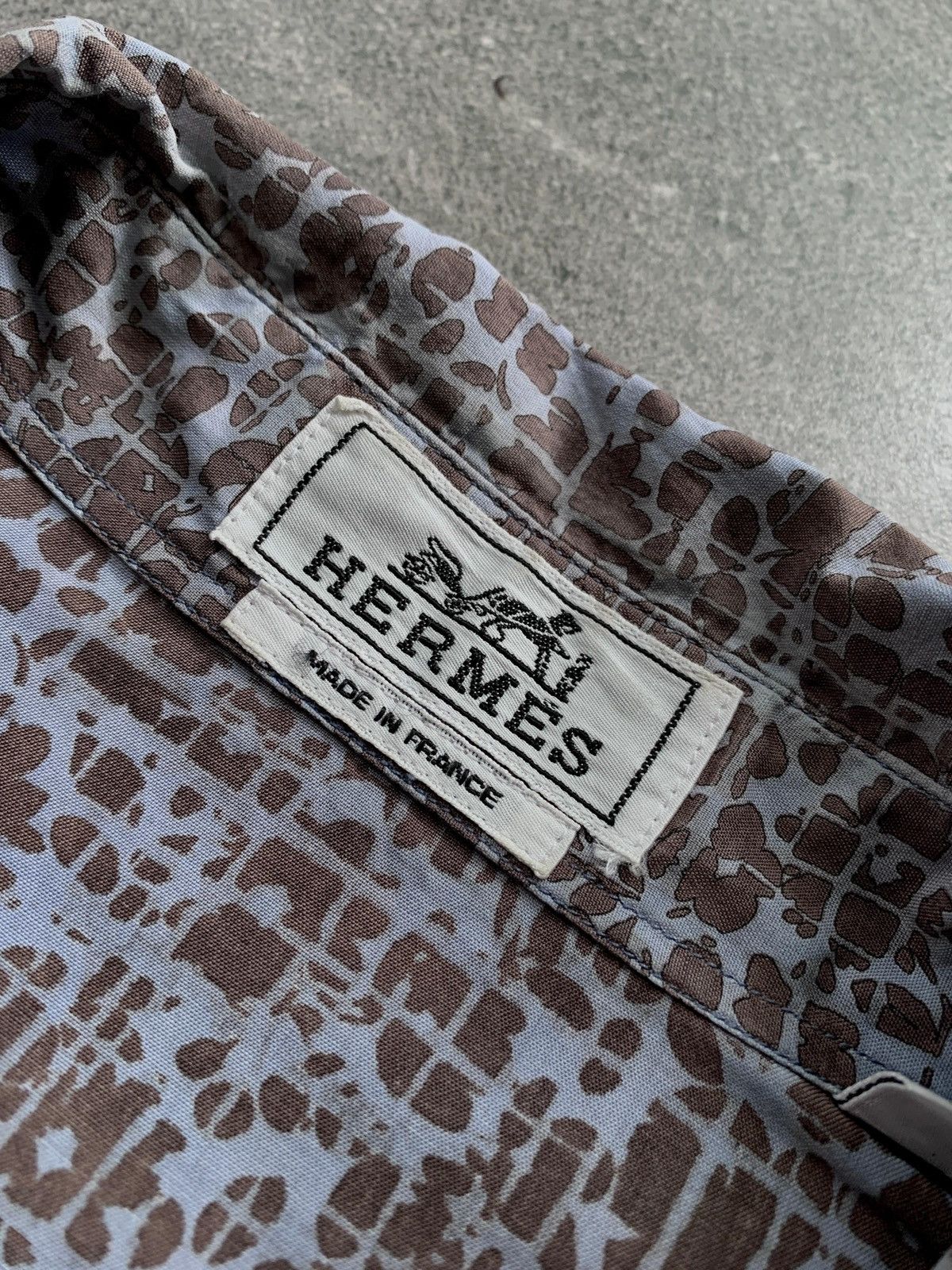 Hermes FREE TAX! Printed Ls Shirt Size US M / EU 48-50 / 2 - 8 Thumbnail