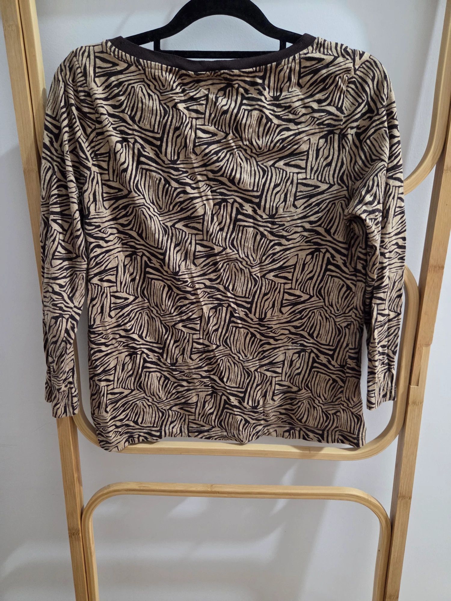 Marcs MARCS Women's Size S 3/4 Sleeve Knit Top Crew Neck Blouse Gray Size S / US 4 / IT 40 - 3 Thumbnail