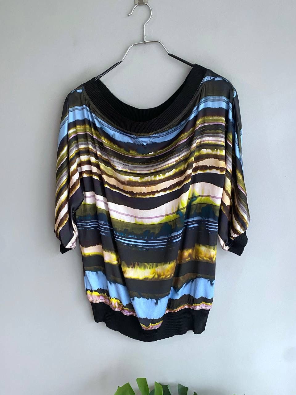 Designer × Jean Paul Gaultier Jean Paul Gaultier Women’s Multicolor Silk Blouse, Size L Size L / US 10 / IT 46 - 2 Thumbnail