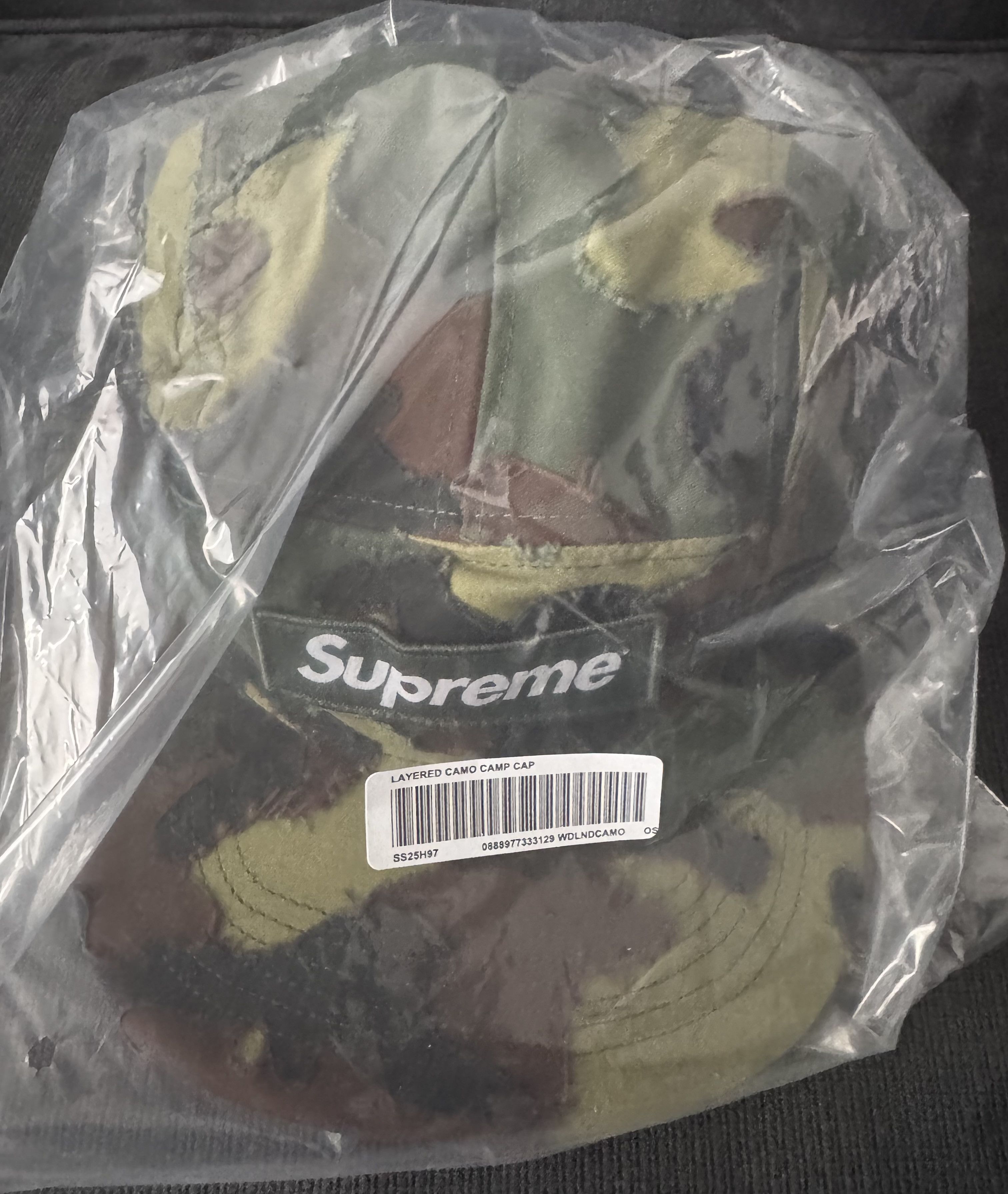 Supreme Layered Camo Camp Hat Size ONE SIZE - 2 Thumbnail