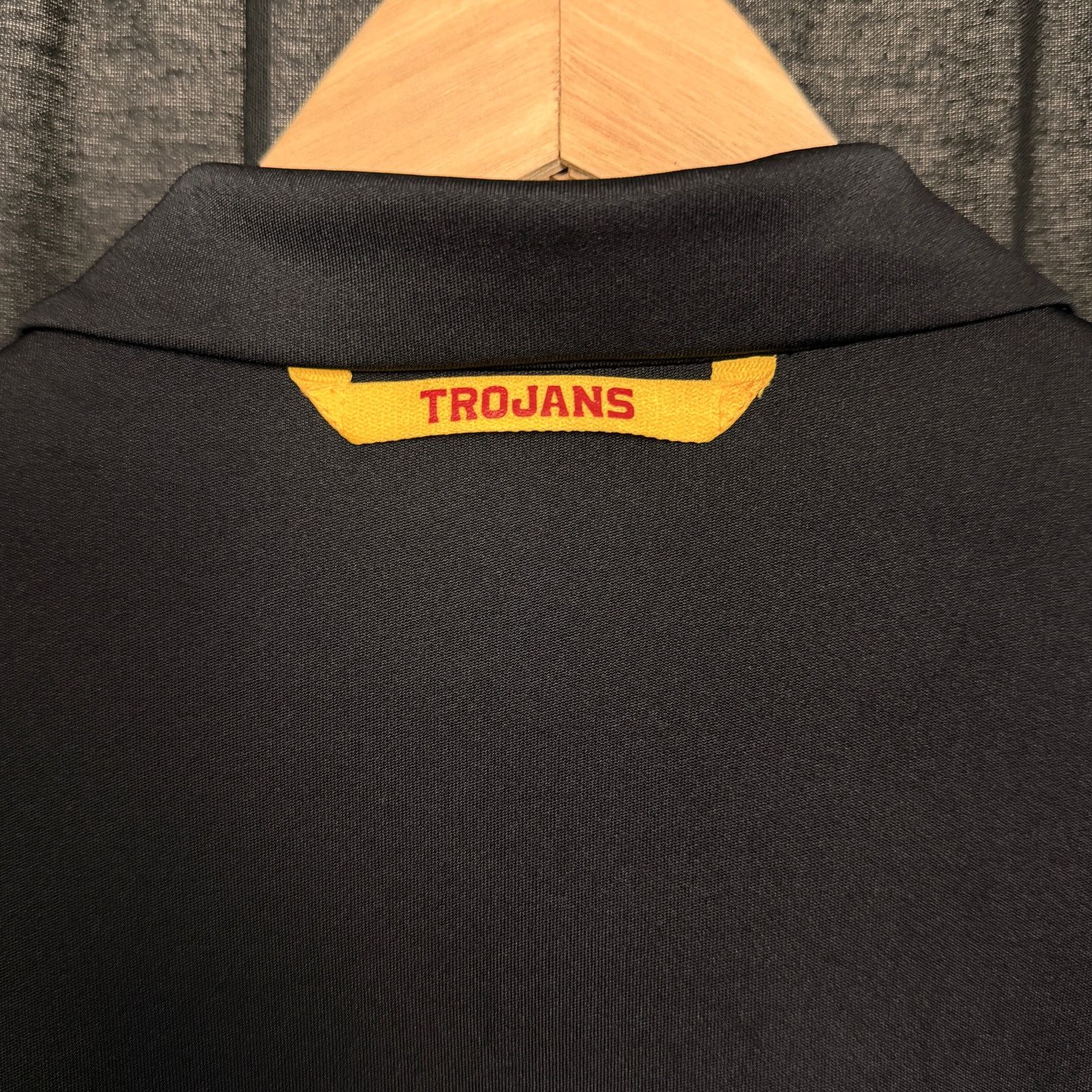 Nike Nike Dri-Fit USC Trojans Black & Gray Striped Polo XXL 2X Size US XXL / EU 58 / 5 - 4 Thumbnail