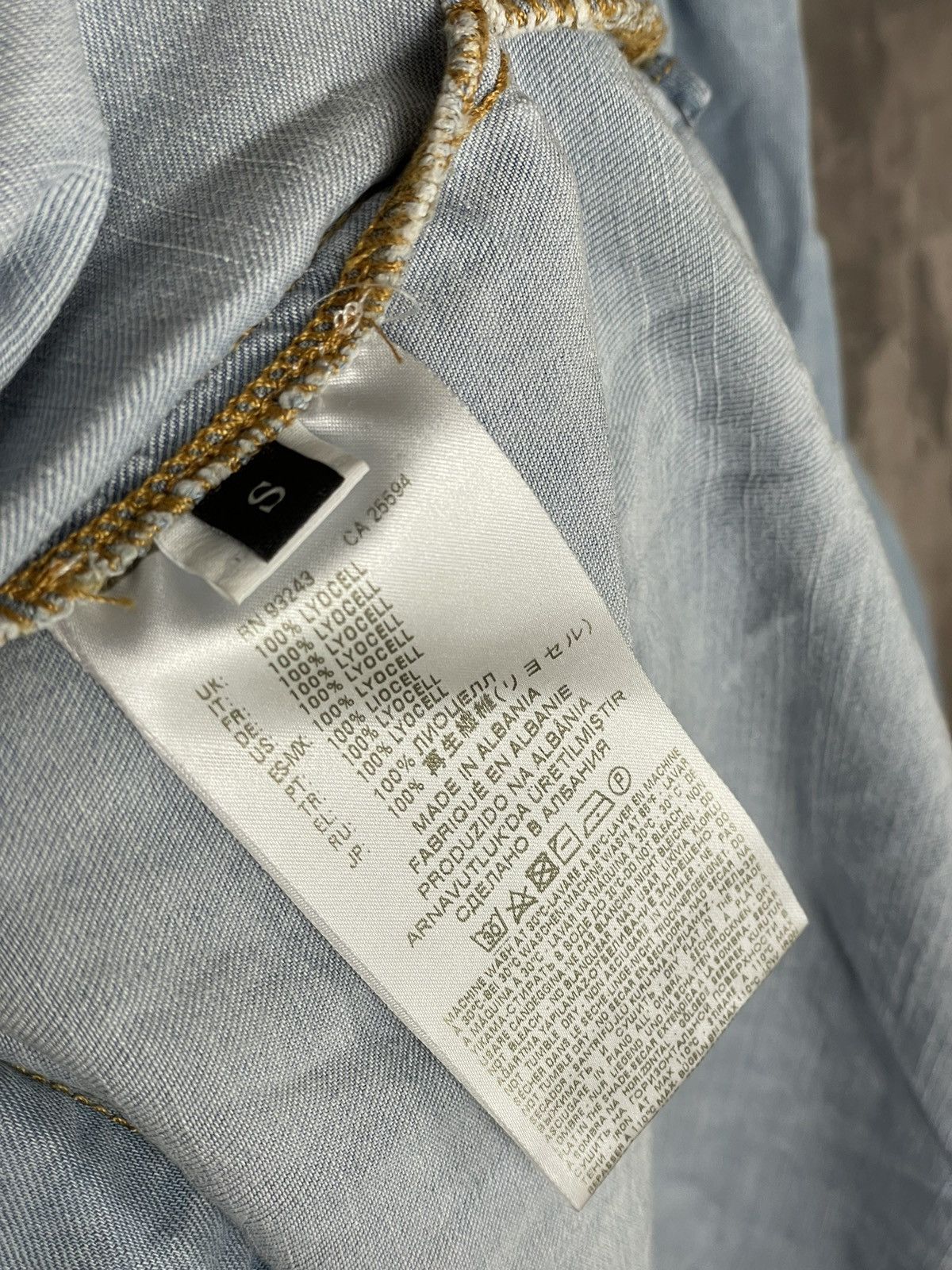 Diesel × Vintage Diesel Avant Garde Streetwear Denim Button dress/shirt y2k Size S / US 4 / IT 40 - 10 Thumbnail