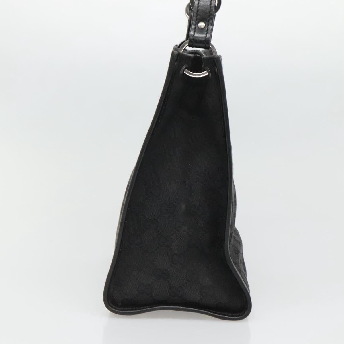 Gucci GUCCI GG Canvas Shoulder Bag Black Silver Size ONE SIZE - 5 Thumbnail