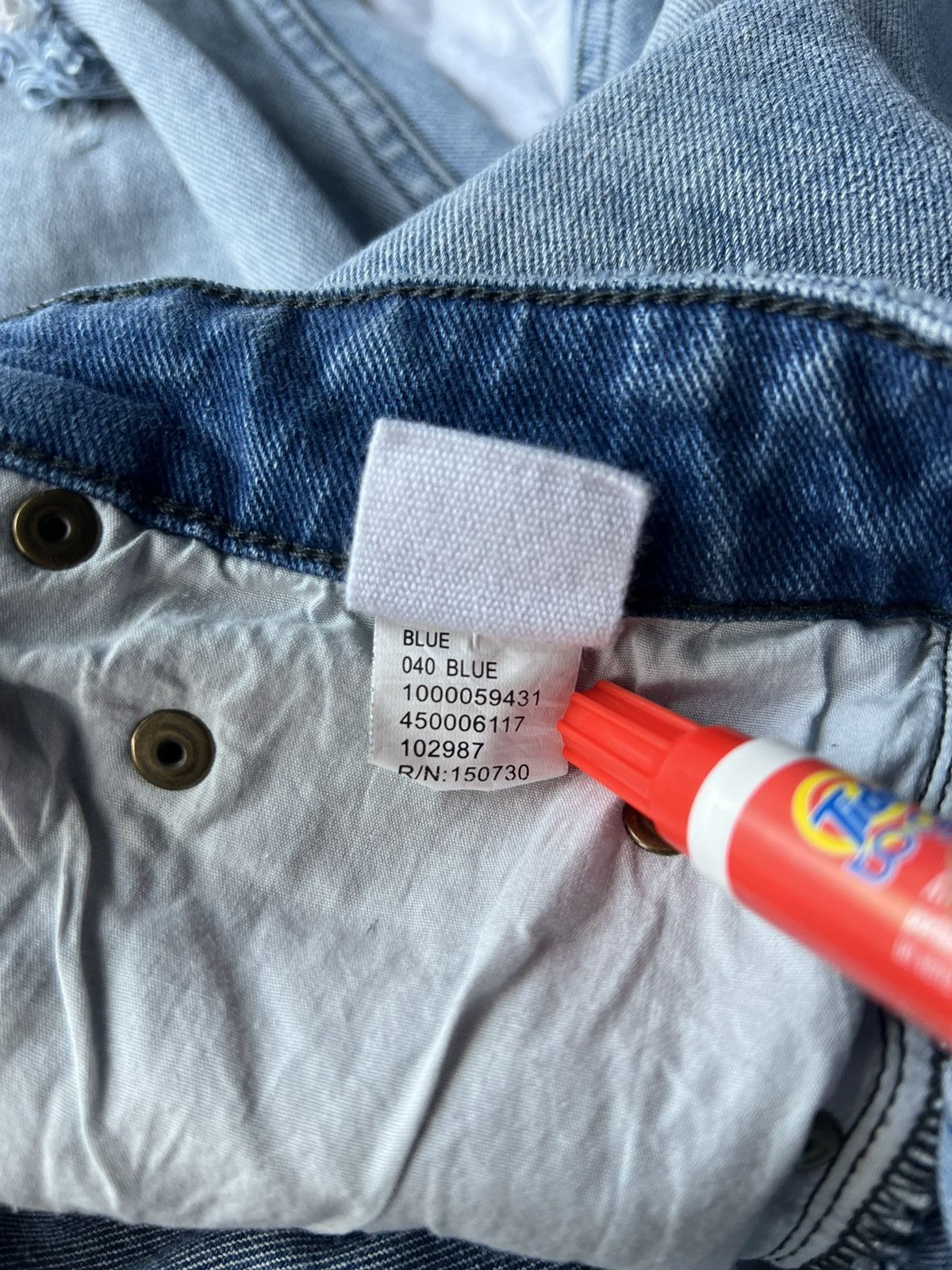 Designer × Ksubi Light Blue Ksubi Jeans Size US 30 / EU 46 - 9 Thumbnail
