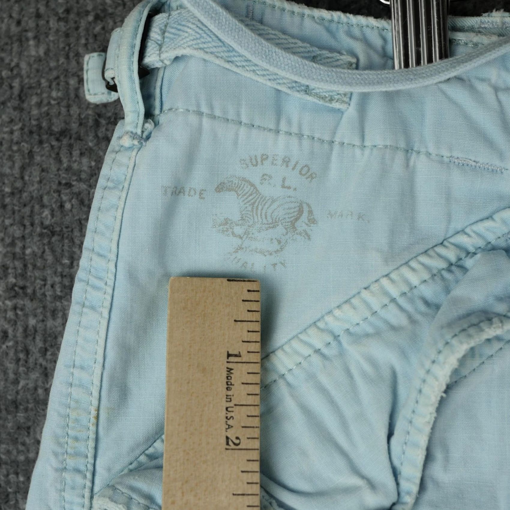 Polo Ralph Lauren Ralph Lauren Cargo Shorts Mens 34 Blue Surplus Distressed Utility Paratrooper Size US 34 / EU 50 - 2 Thumbnail