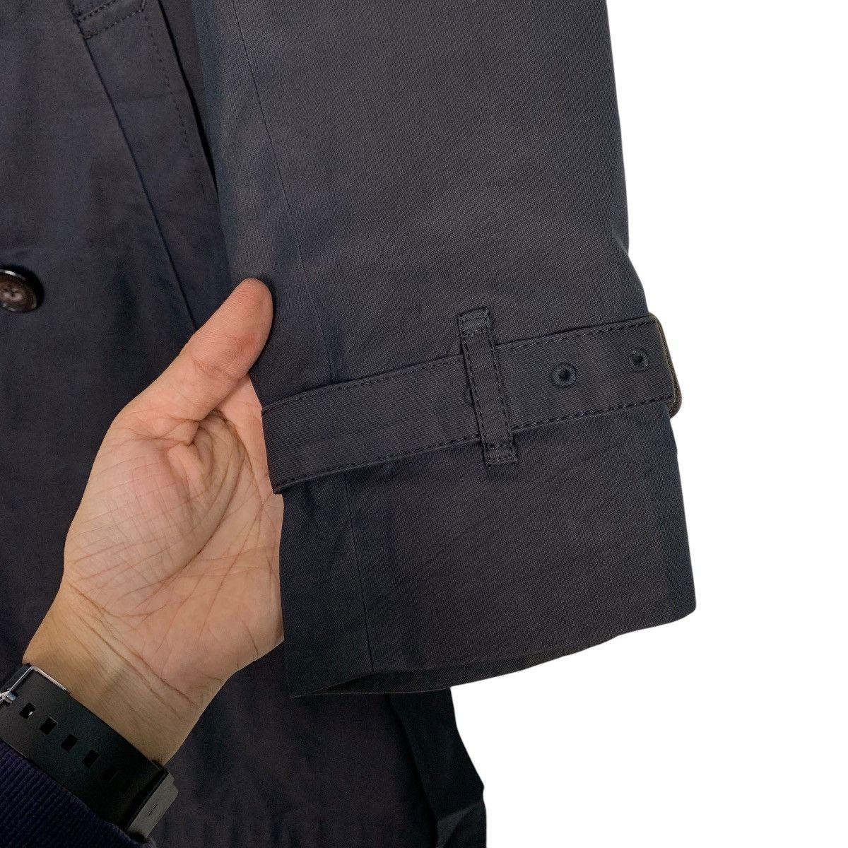SHIPS Japanese Brand Ships Double Breasted Trenchcoat Size M / US 6-8 / IT 42-44 - 14 Thumbnail