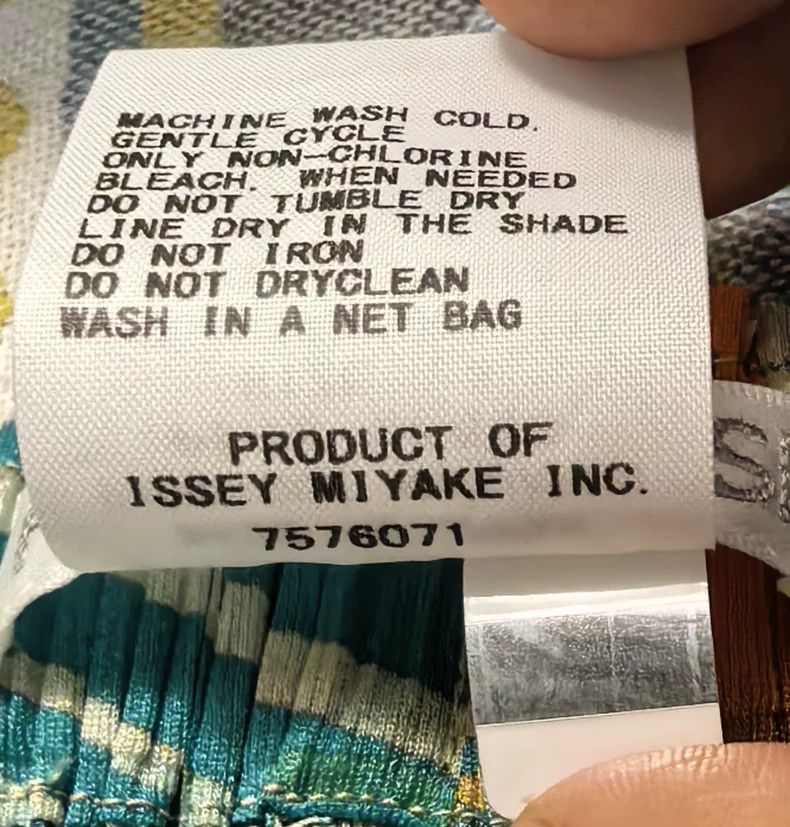 Issey Miyake Issey Miyake size:3 Green pleated pants Size 42" / US 20 - 4 Thumbnail