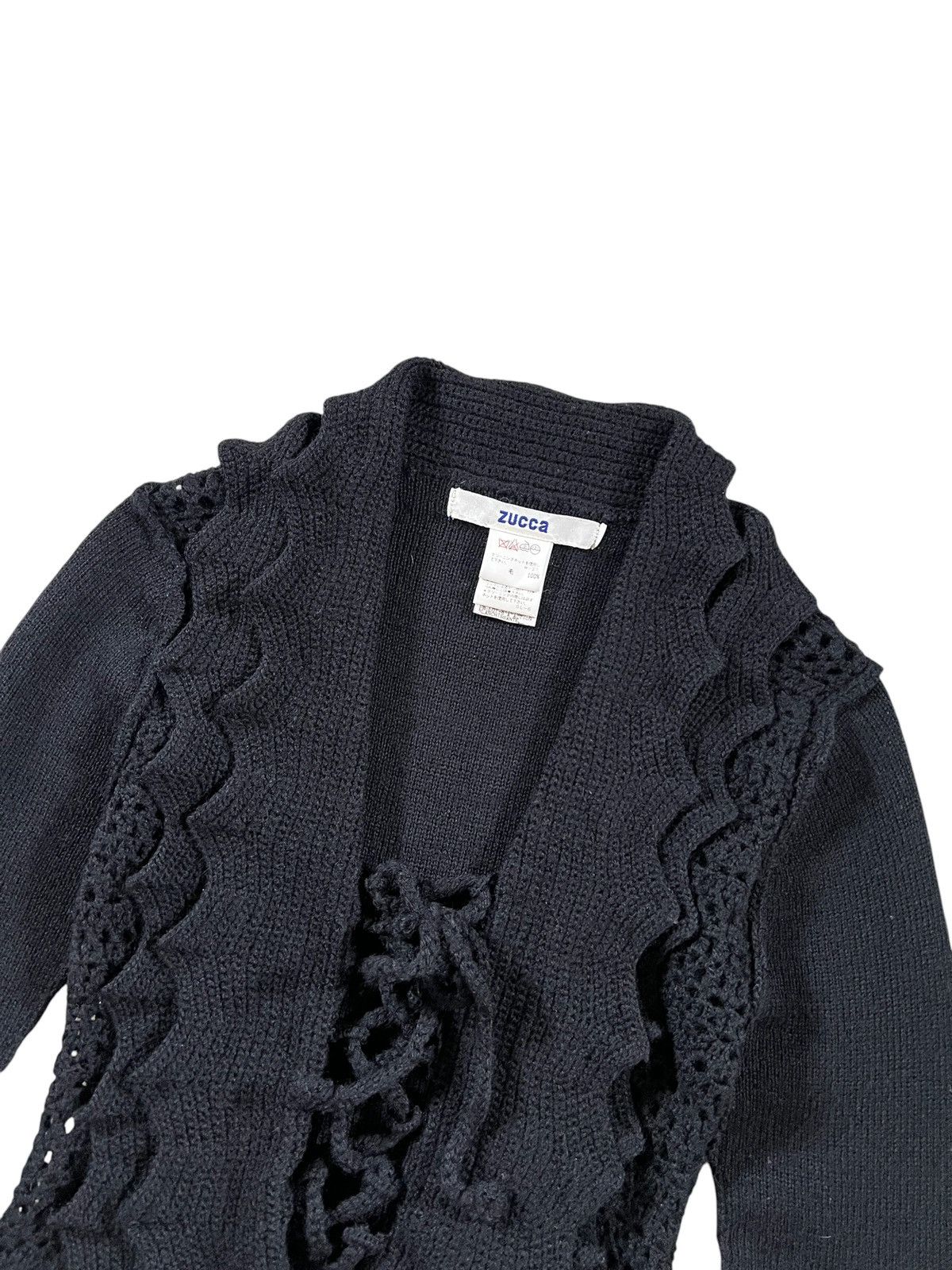 CABANE de ZUCCa 1990 Zucca Gothic Cardigan Size XS / US 0-2 / IT 36-38 - 3 Thumbnail