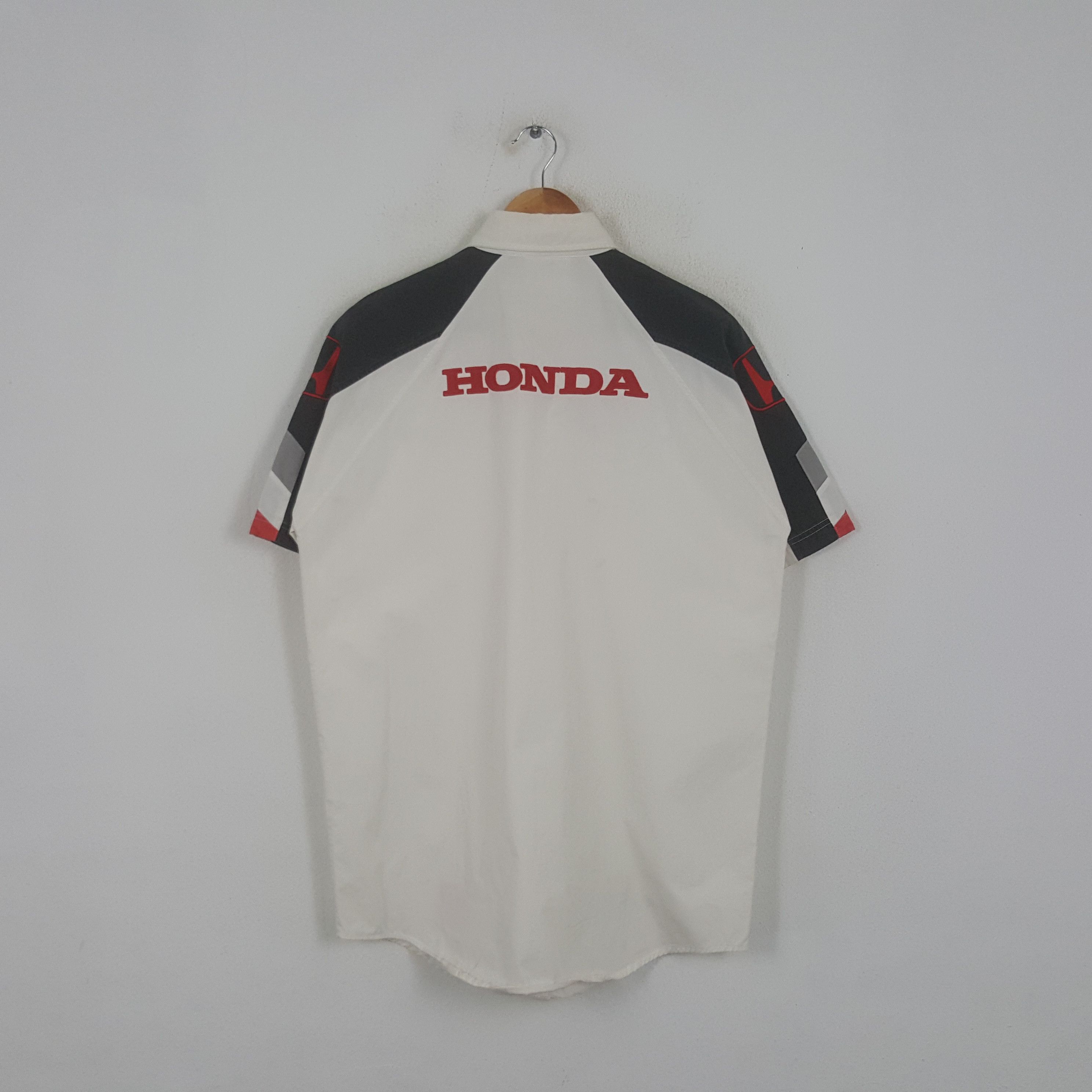 Vintage Honda Japanese Racing Team Work Shirt Button Up