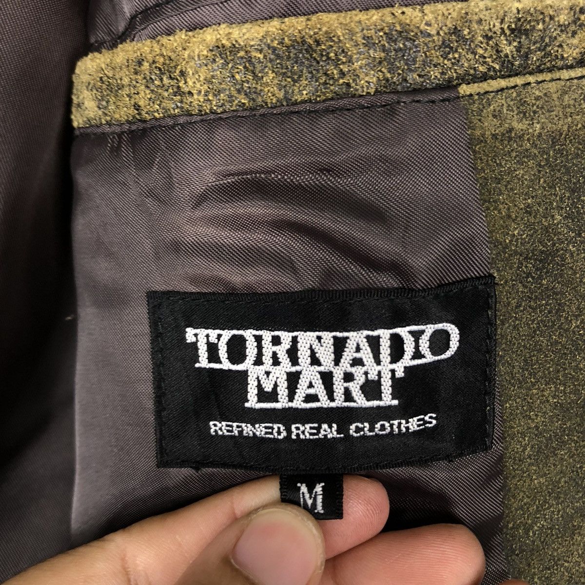 Japanese Brand 🔥VINTAGE BIKER LEATHER JACKET CHORE TORNADO MART Size US M / EU 48-50 / 2 - 19 Thumbnail