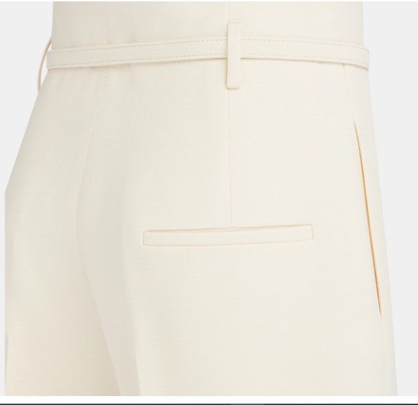 Dior o1w1db10924 Wool And Silk Pant in Ecru Size 36" / US 14 / IT 50 - 3 Thumbnail