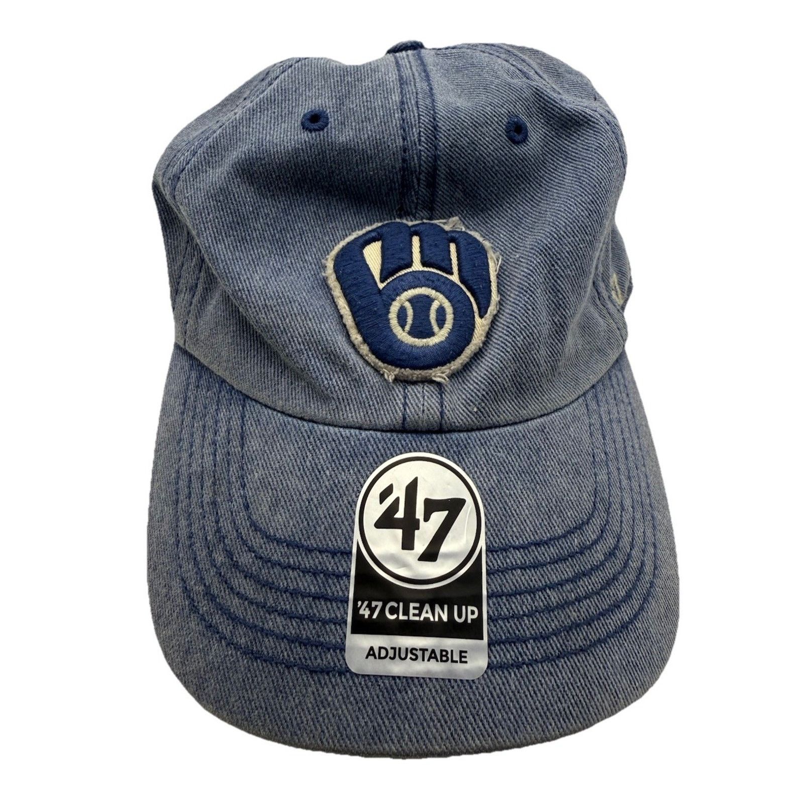 47 Brand MILWAUKEE BREWERS BLAZER CHASM 47 CLEAN UP ADJUSTABLE Size ONE SIZE - 1 Thumbnail