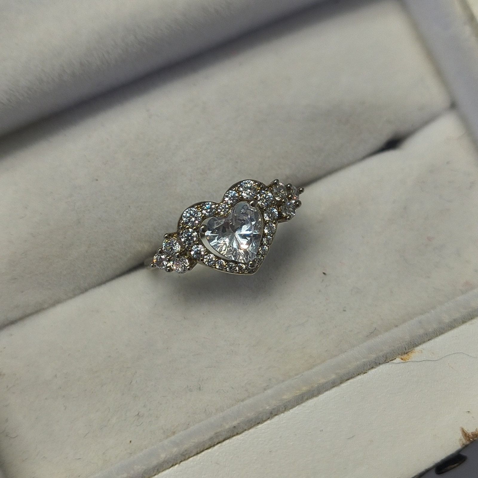 Nordstrom Nordstrom Julianna B 925 Created Moissanite Heart Size 6 Size ONE SIZE - 7 Thumbnail
