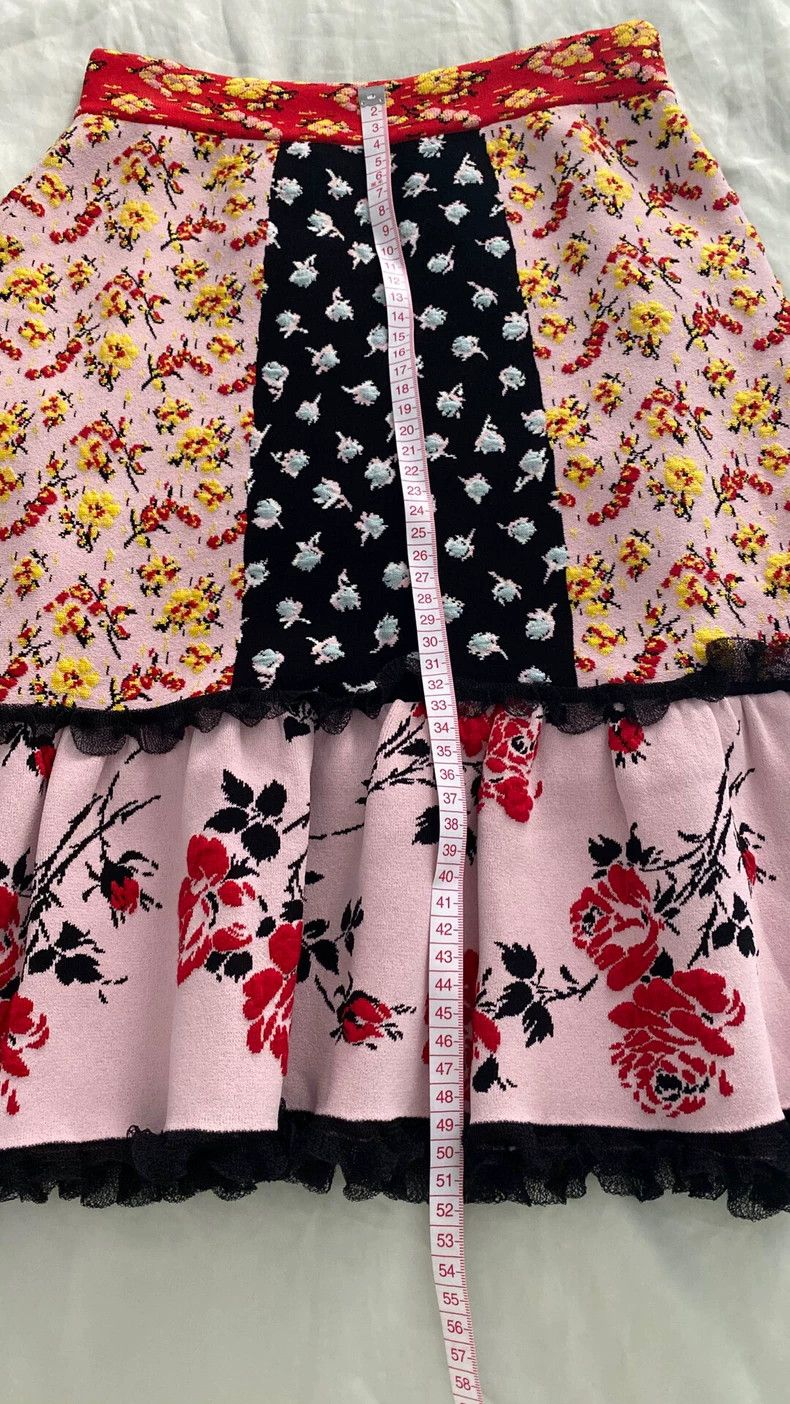 Alexander McQueen Alexander McQUEEN size S Patchwork skirt 2505-Nextarrow Size 23" - 5 Thumbnail