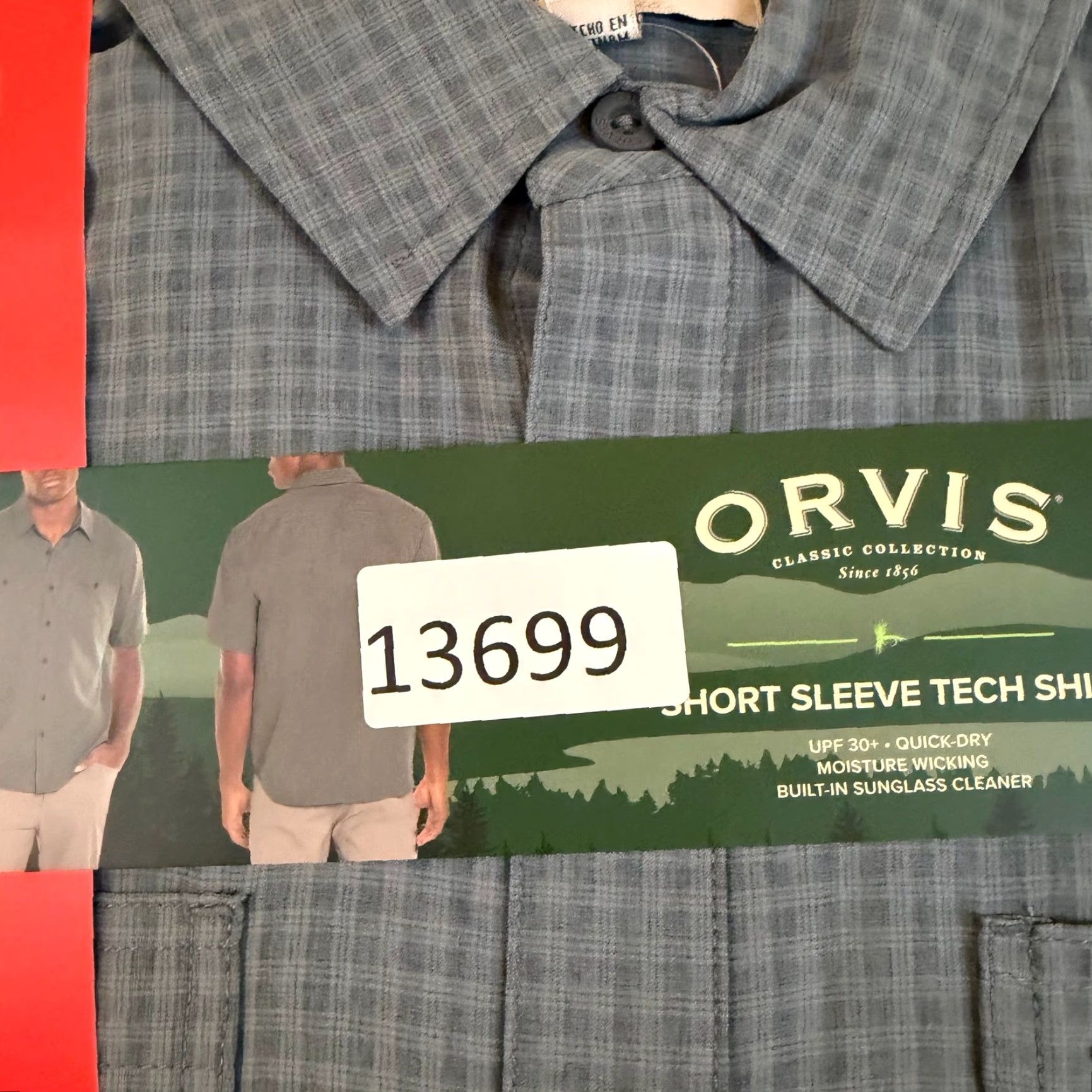 Orvis Orvis Classic Tech Shirt Short Sleeve Green Plaid Mens Medium NWT Size US M / EU 48-50 / 2 - 7 Thumbnail