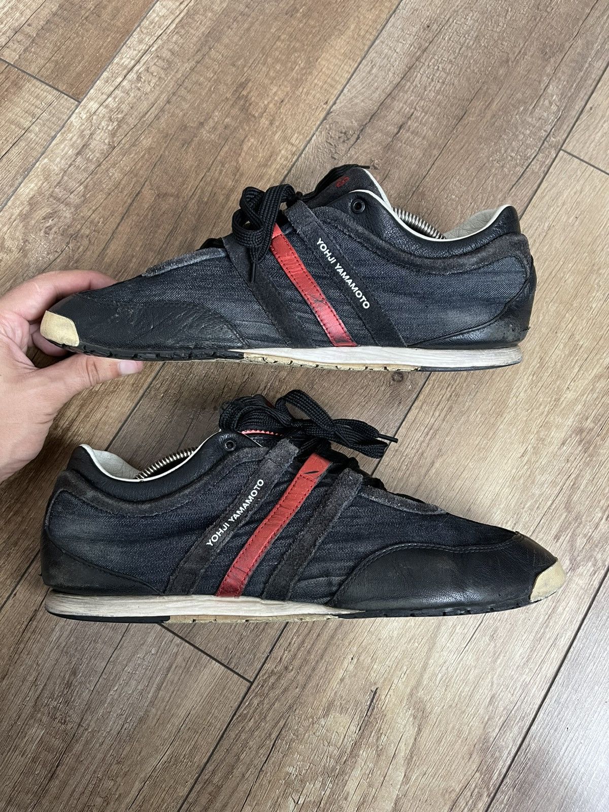 Y-3 Adidas Y-3 Yohji Yamamoto Sneakers Shoes Low Top Size US 10.5 / EU 43-44 - 5 Thumbnail