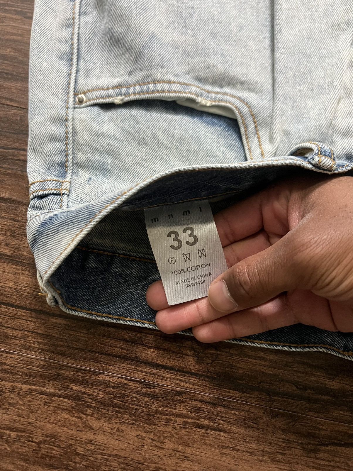 Jean × MNML MNML Denim Straight Leg Jeans Size US 33 - 4 Thumbnail