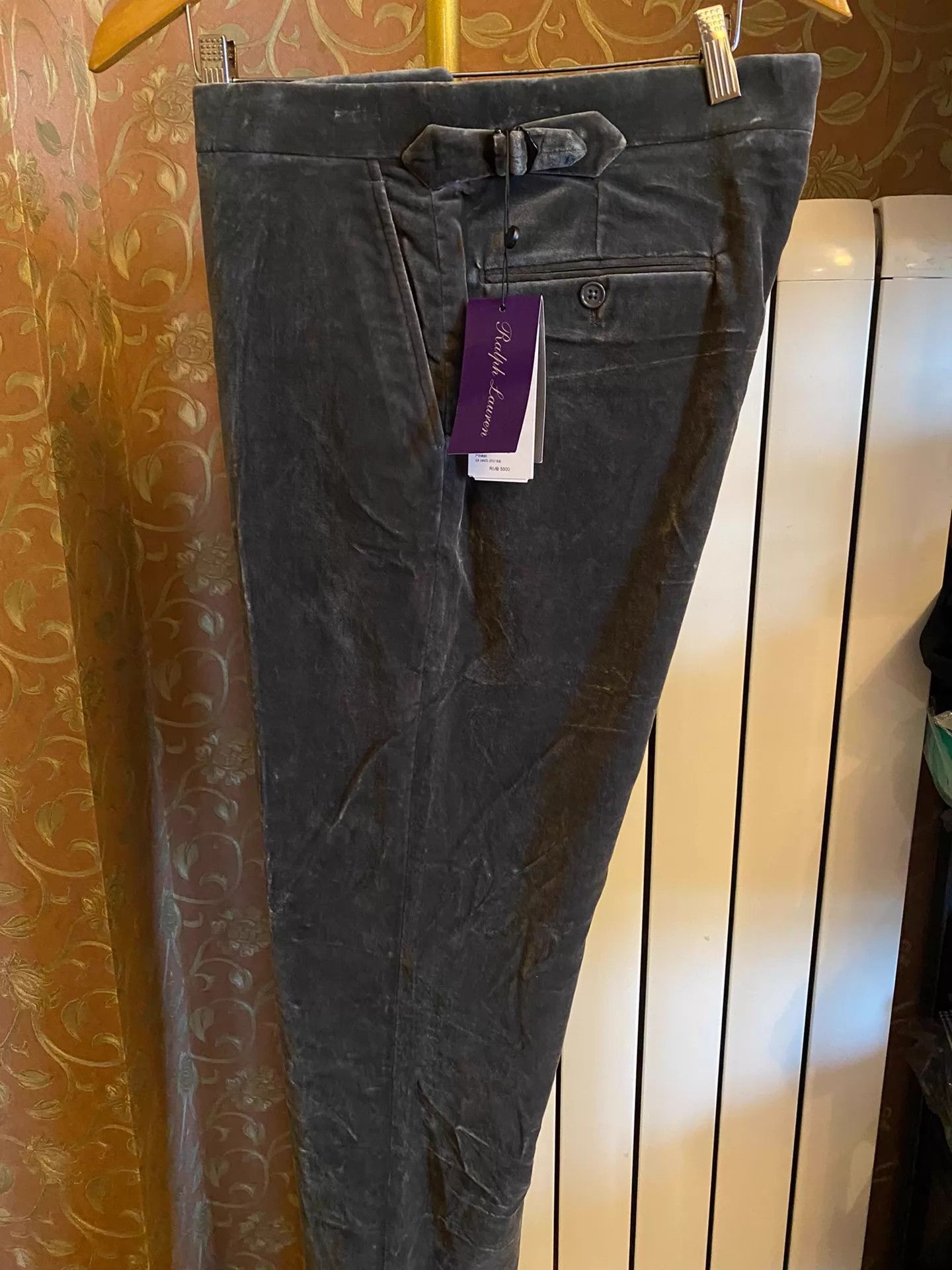 Polo Ralph Lauren RL Purple Label RRL Italian Velvet Naples Trousers Size US 32 / EU 48 - 3 Thumbnail