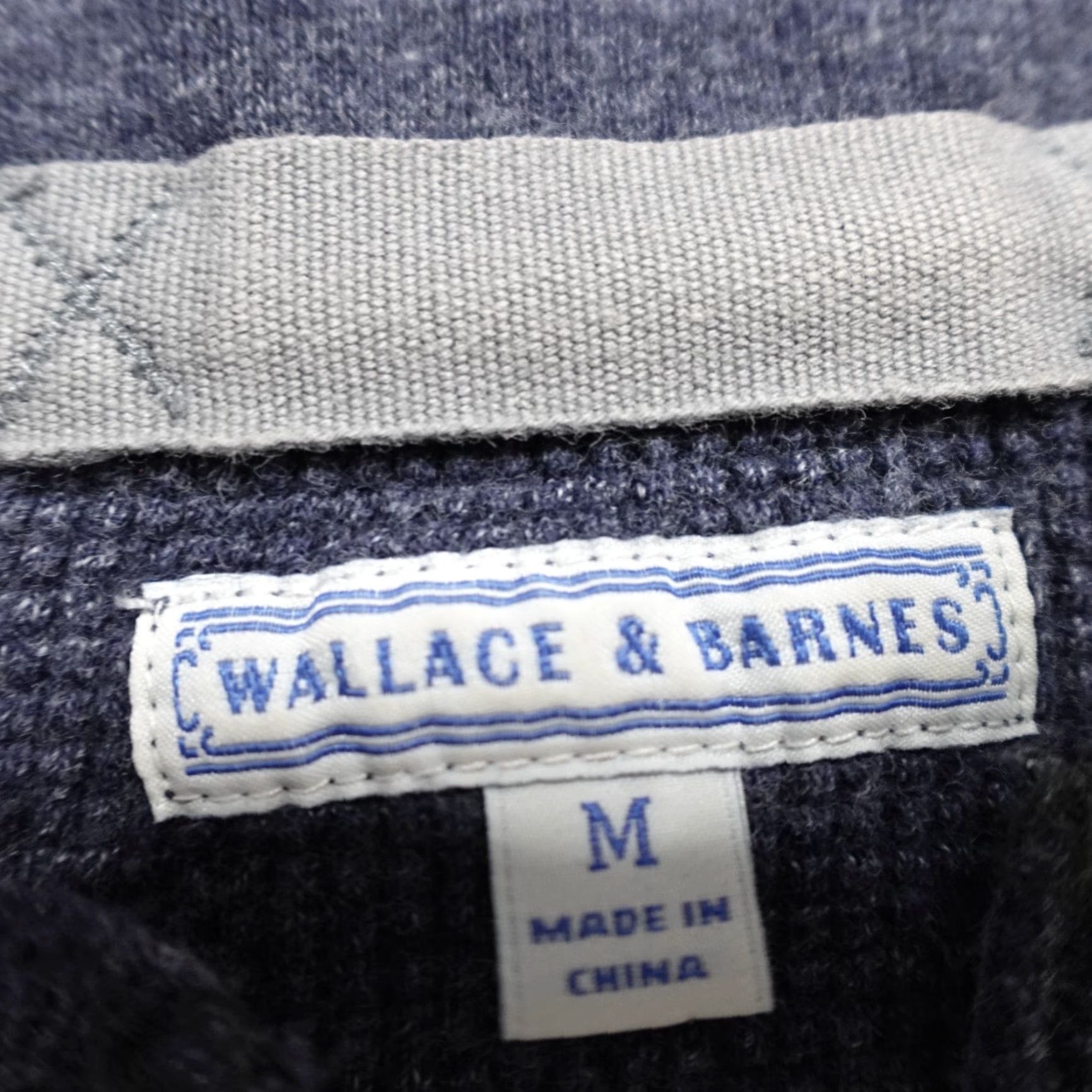 Wallace & Barnes Wallace & Barnes Shirt Medium Blue Heather Long Sleeve Henley Thermal Shirt Mens M Blue Henley Cotton Pullover Casual Modern Fit Size US M / EU 48-50 / 2 - 2 Thumbnail