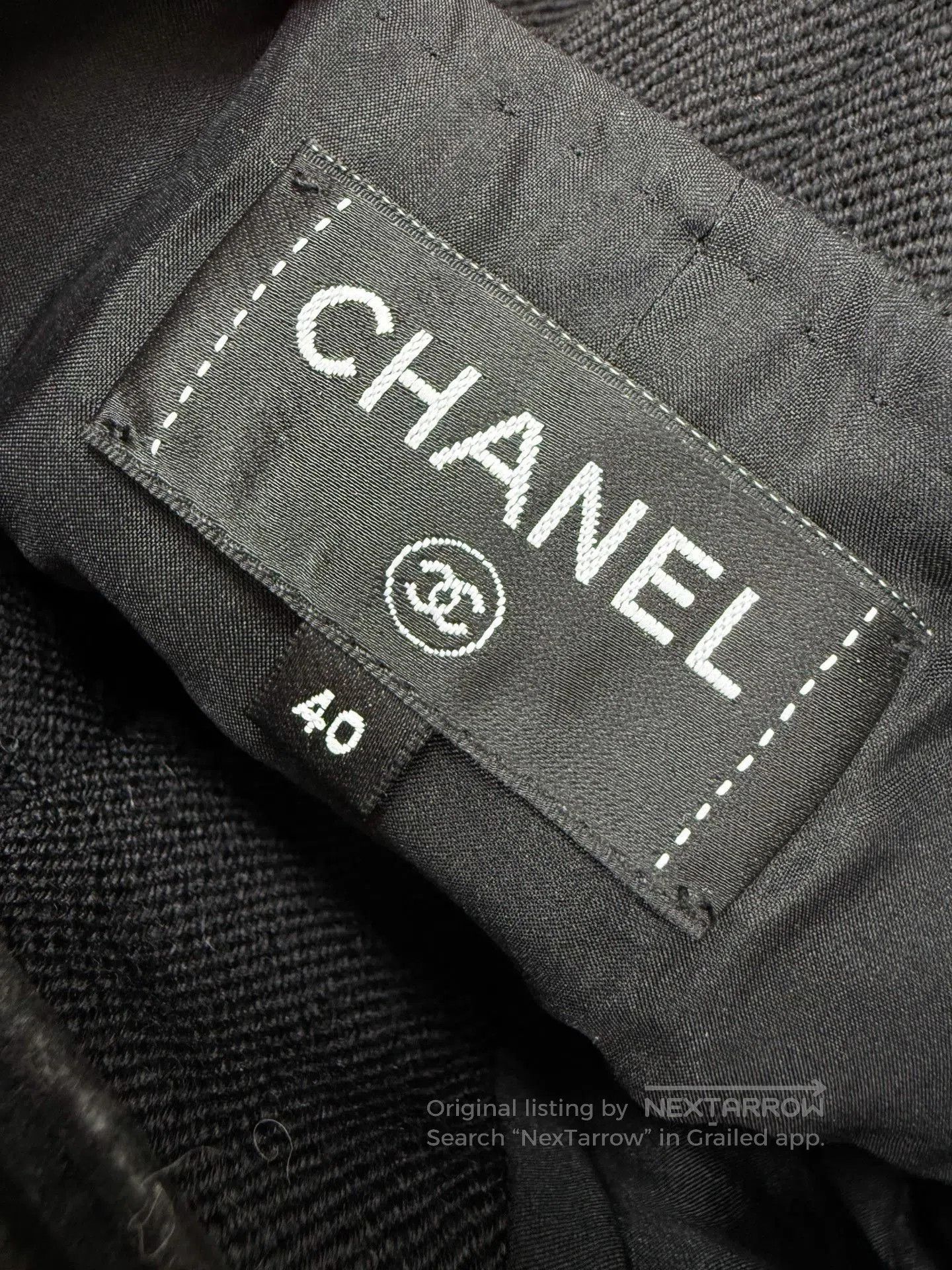 Chanel Chanel 23B Black Bermuda Wool Pants. Size 39" - 5 Thumbnail