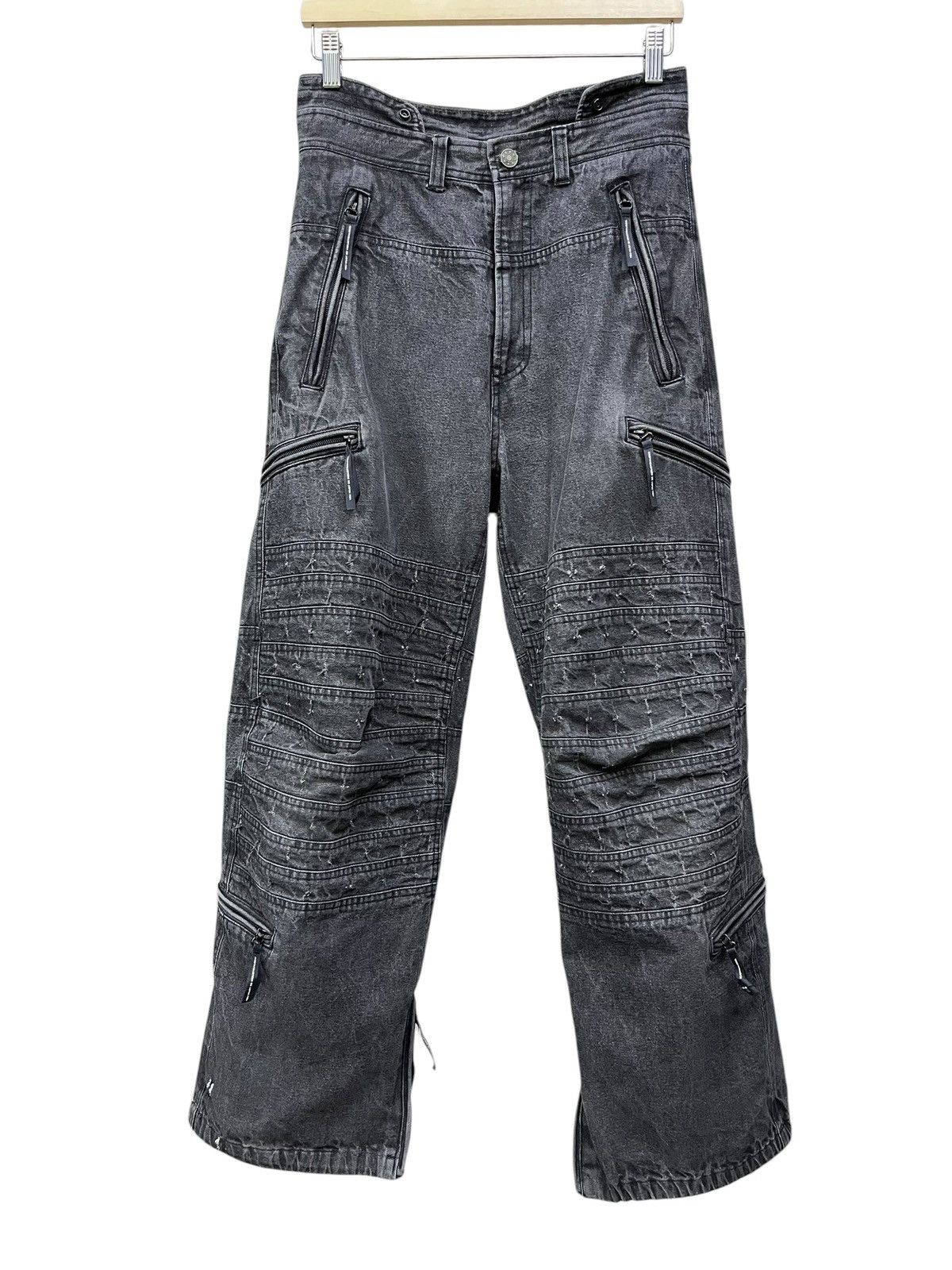 Julius RARE Nuke Pre-Julius Tactical Panel Zip Cargo Denim Archive Size US 28 / EU 44 - 3 Thumbnail