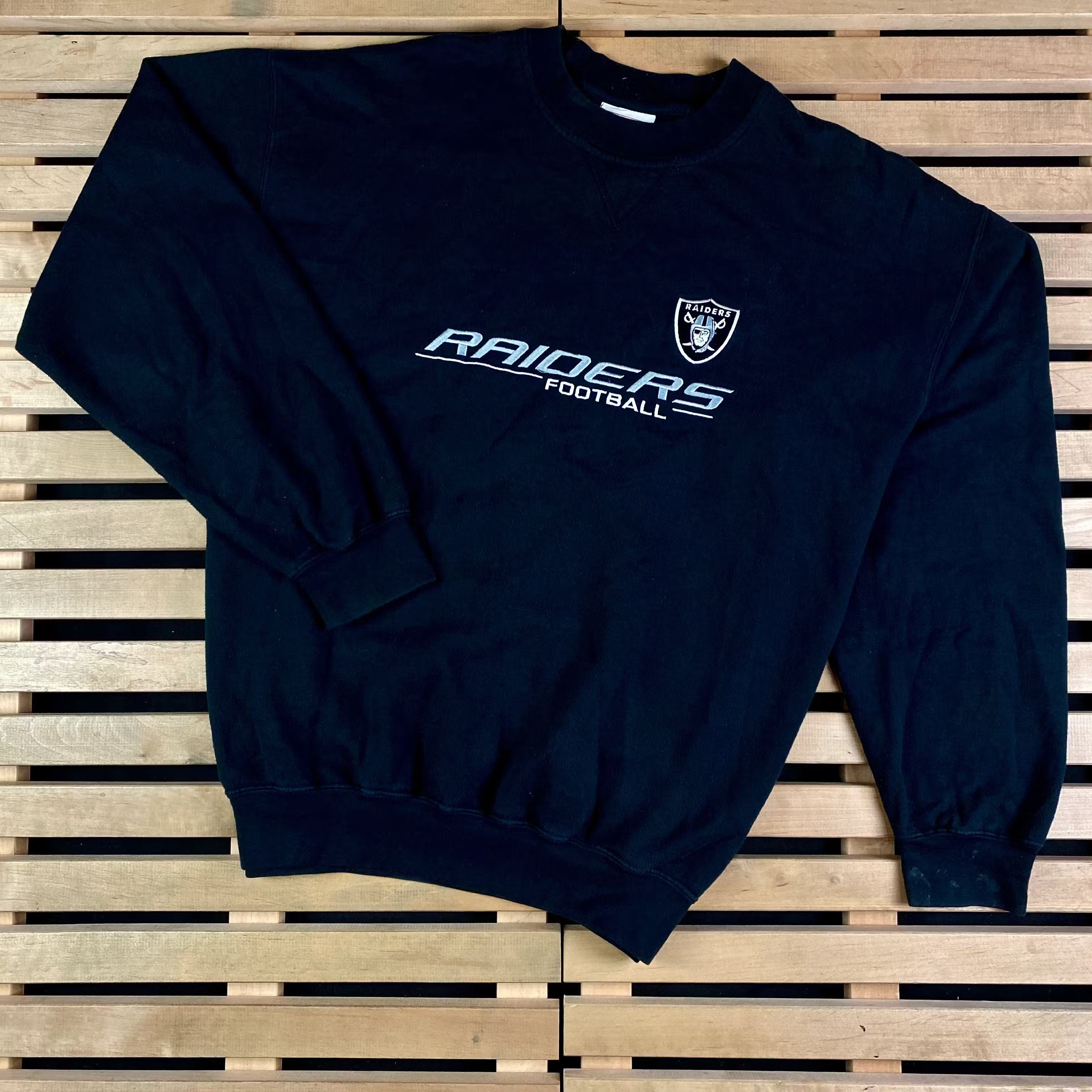 NFL × Vintage Mens Sweatshirt NFL Raiders Football Vintage Size L Size US L / EU 52-54 / 3 - 1 Thumbnail