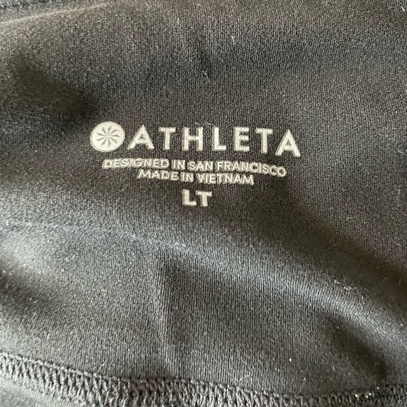 Athleta Athleta Side Stripe Salutation Tight LT Womens Tall 7/8 Mesh Size 31" - 6 Thumbnail