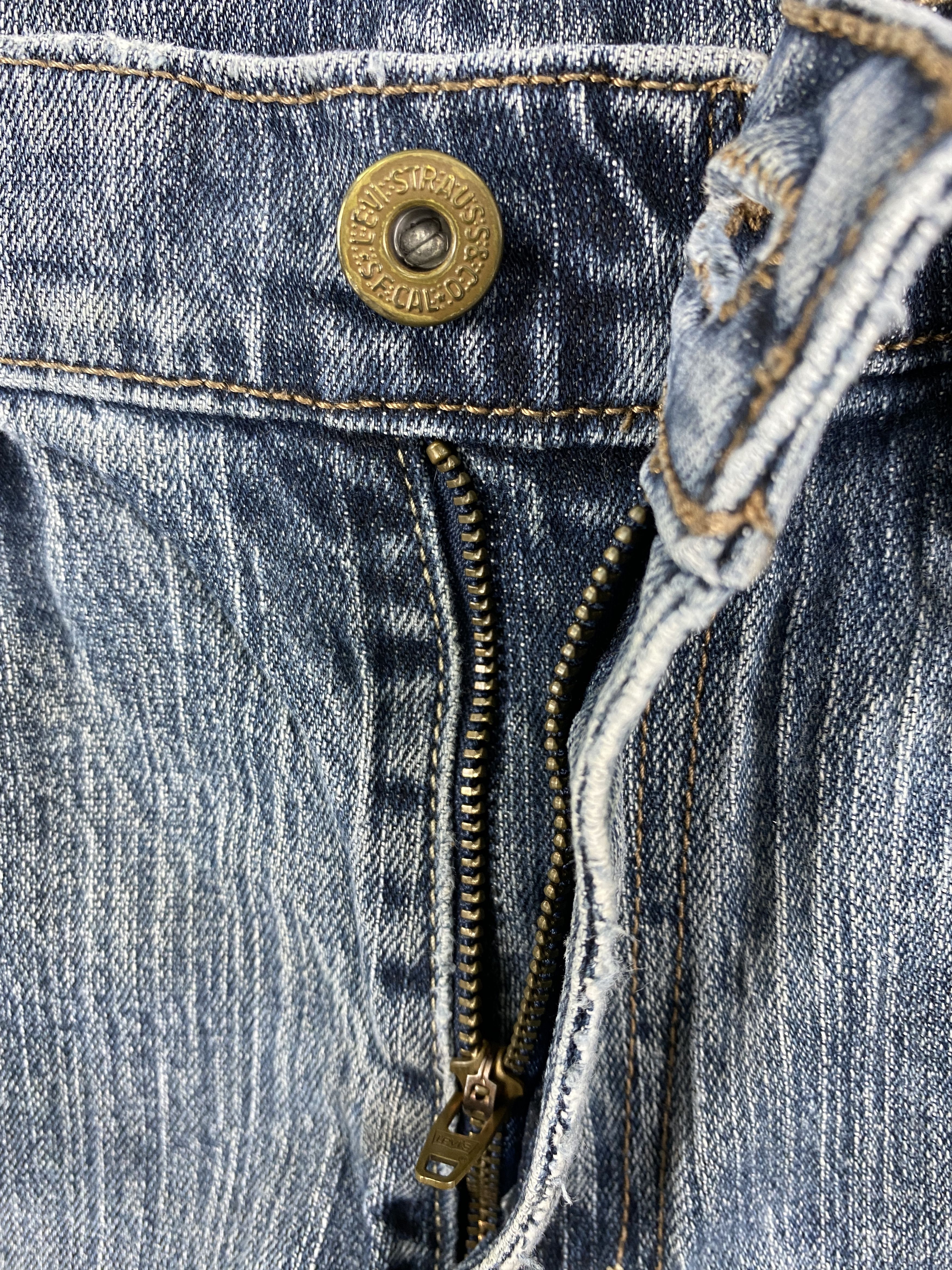 Levi's Distressed Grey Vintage Levi's 559 34x34.5 Denim -JN2063 Size US 34 / EU 50 - 6 Thumbnail