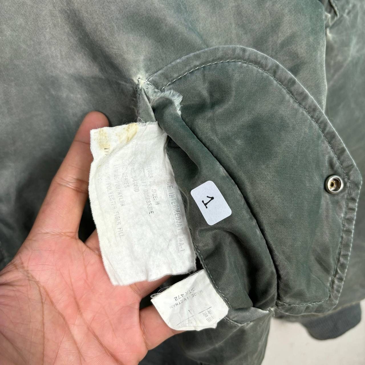 Other Vintage MA-1 Flight Jacket Bomber Grey Size US M / EU 48-50 / 2 - 8 Thumbnail