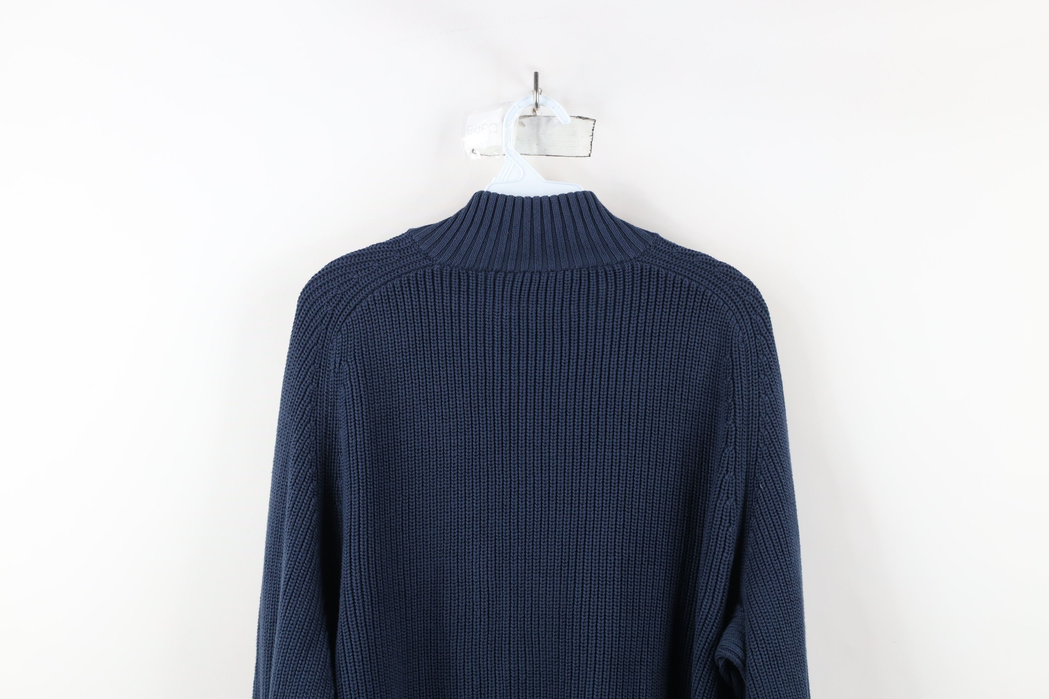 Duluth Trading Company × Vintage Duluth Trading Co Burly Retirement Button Mock Neck Sweater Size US L / EU 52-54 / 3 - 10 Thumbnail
