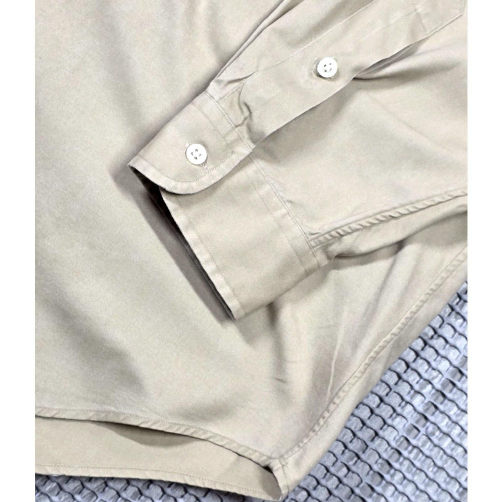 Polo Ralph Lauren VINTAGE Polo Ralph Lauren Mens Long Sleeve Shirt XL Beige Button-Up Blake Polo Ralph Lauren Blaire Shirt Size US XL / EU 56 / 4 - 6 Thumbnail