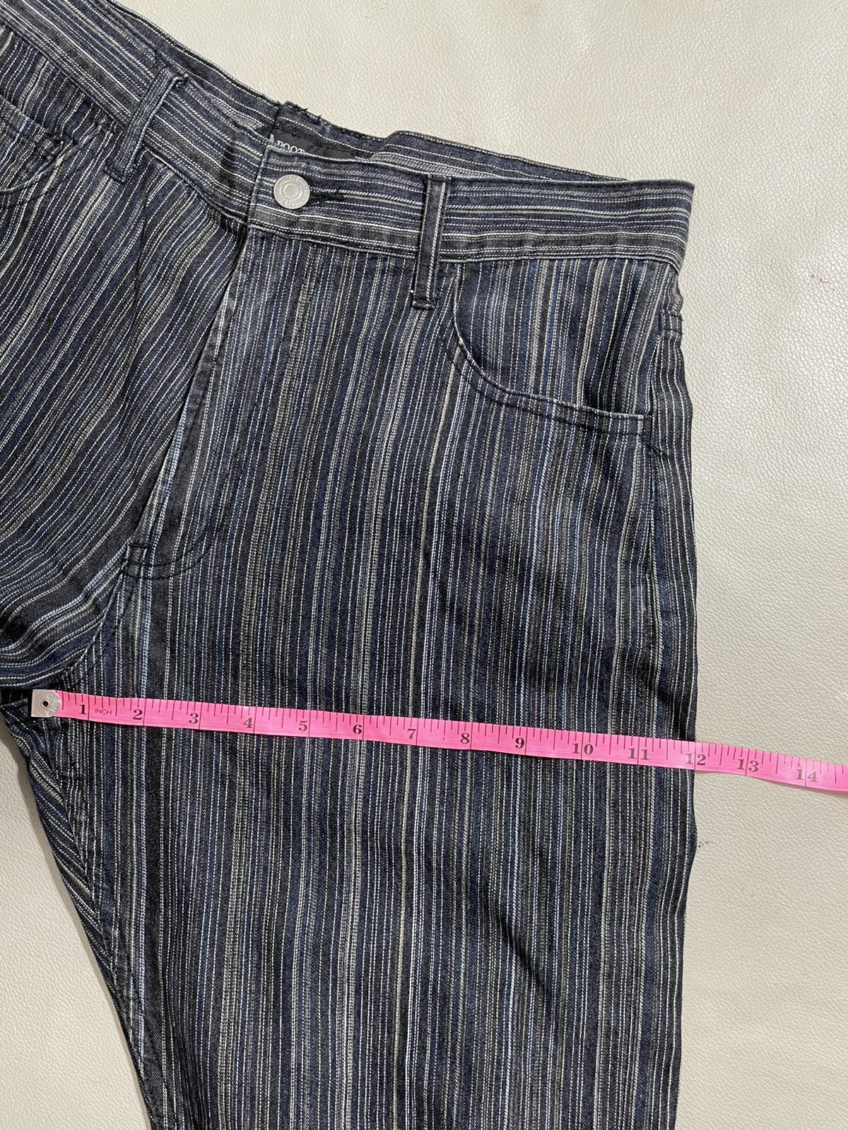 If Six Was Nine × Japanese Brand × Le Grande Bleu (L.G.B.) Rootthree Straight hickory jeans Size US 29 - 9 Thumbnail
