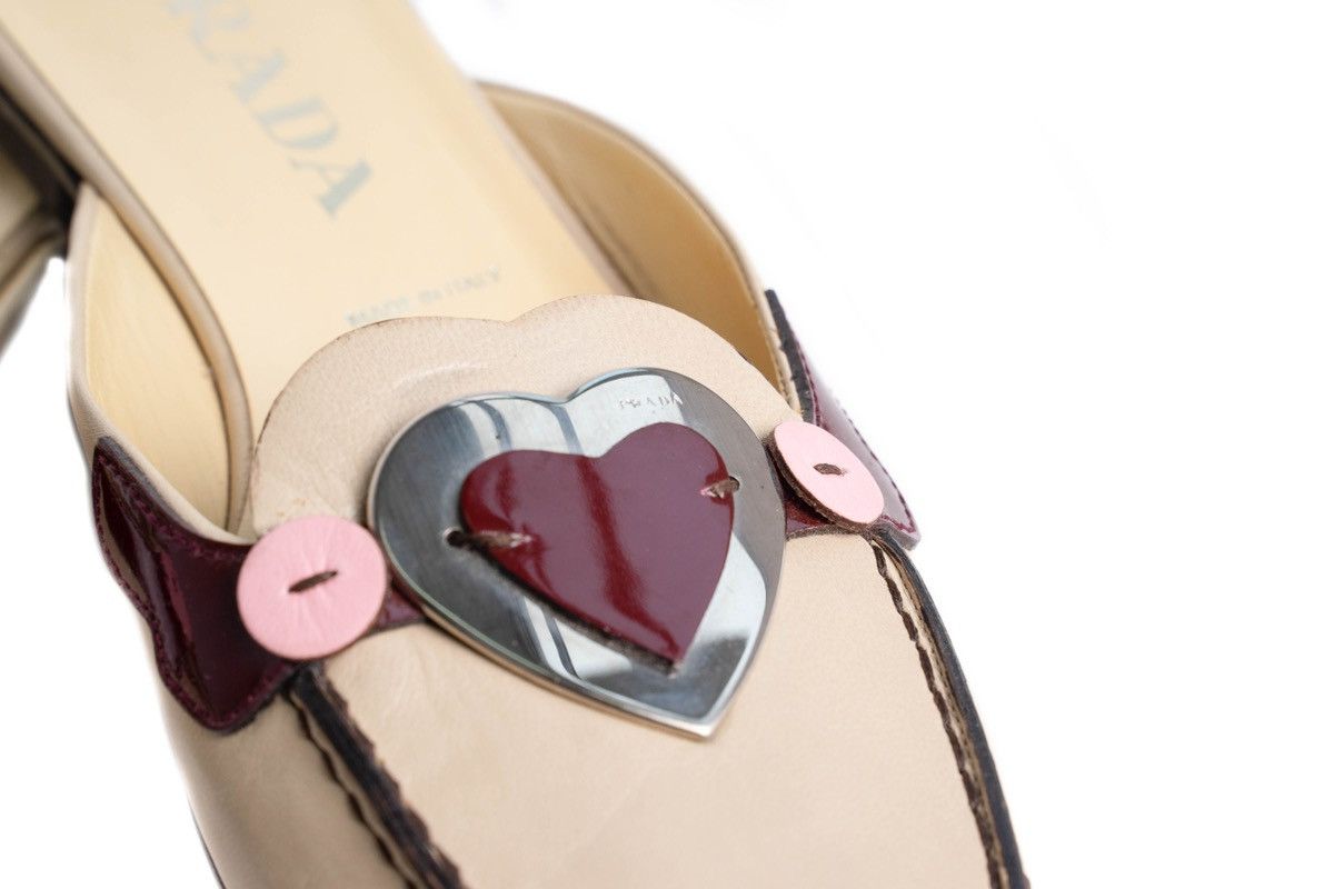 Prada Prada S/S2000 Heart Slipper Size US 8.5 / IT 38.5 - 7 Thumbnail