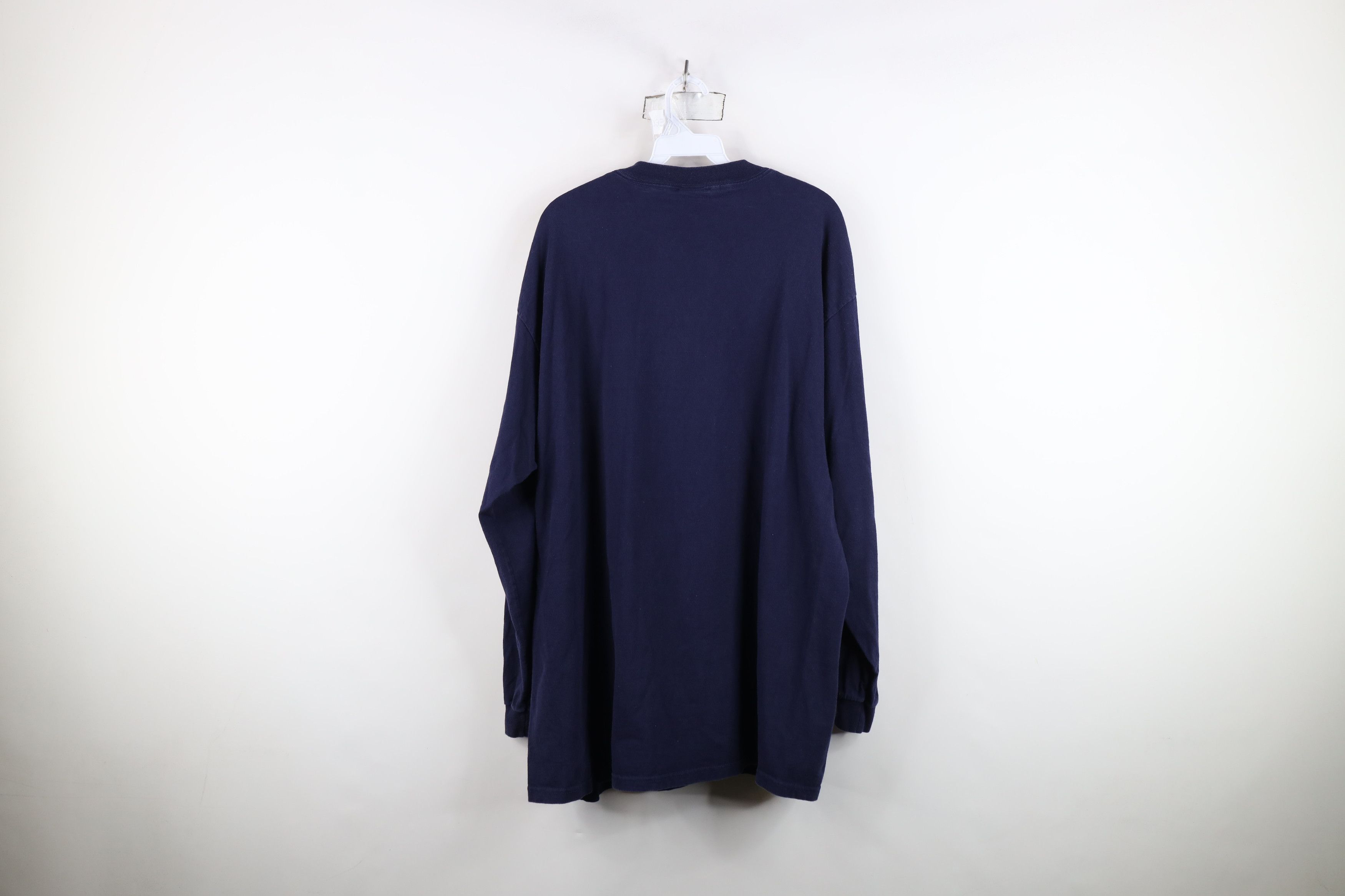 Majestic Vintage 90s Majestic Football Long Sleeve T-Shirt Blue USA Size US XL / EU 56 / 4 - 12 Thumbnail
