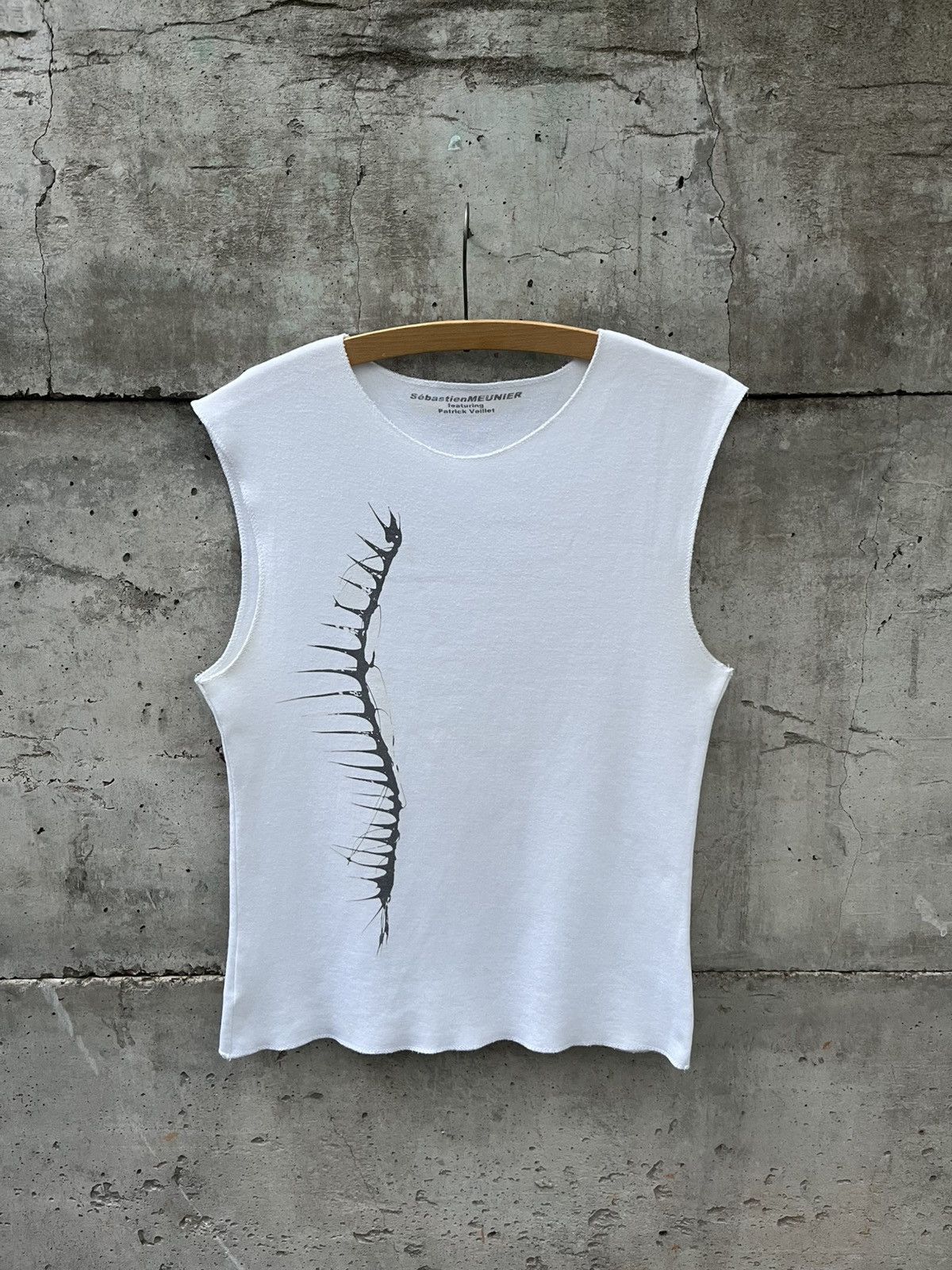 SS00 Sebastien Meunier x Patrick Veillet Spine Crop Top
