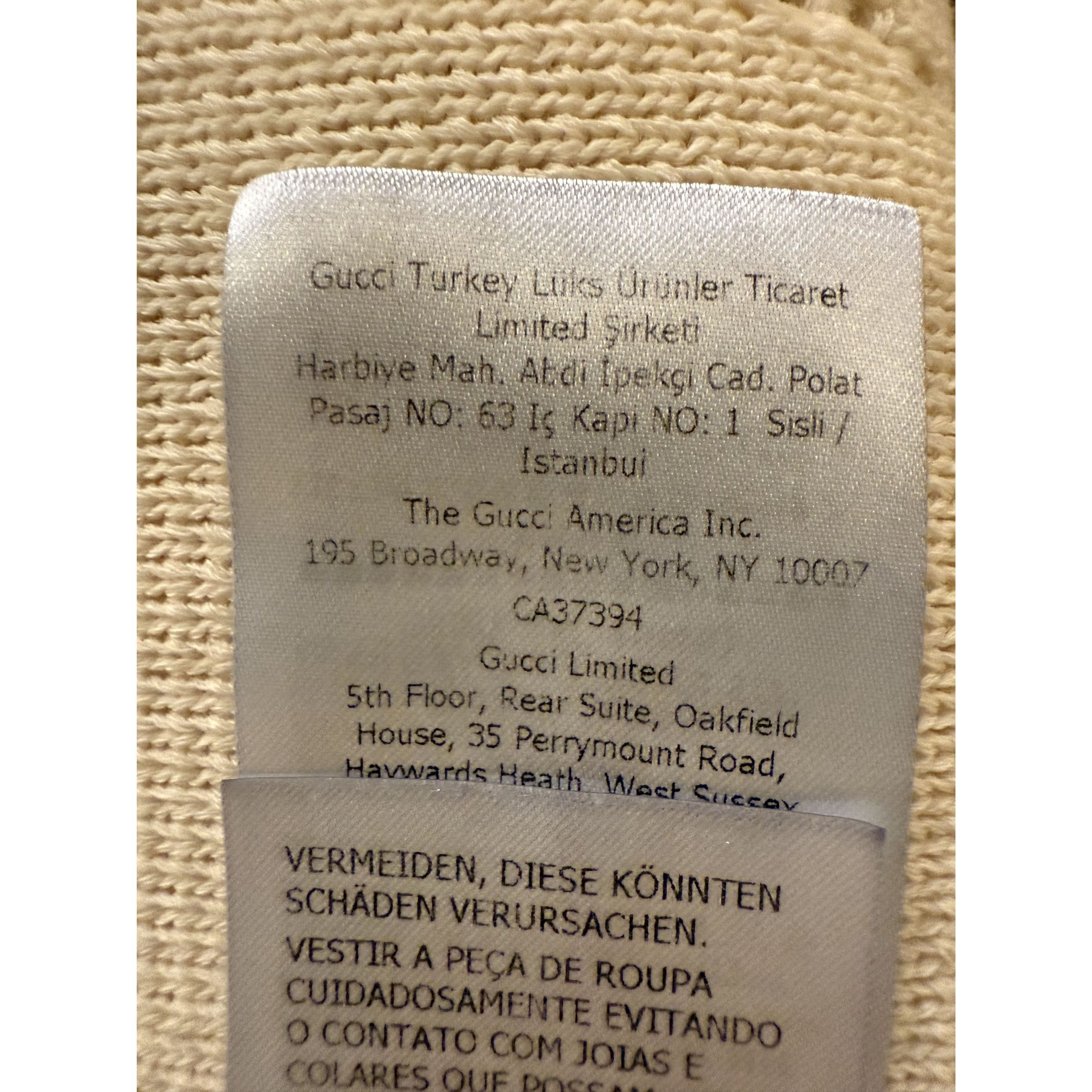 Gucci Gucci Womens Beige Wool Double-Breasted Jacket M Size M / US 6-8 / IT 42-44 - 15 Thumbnail