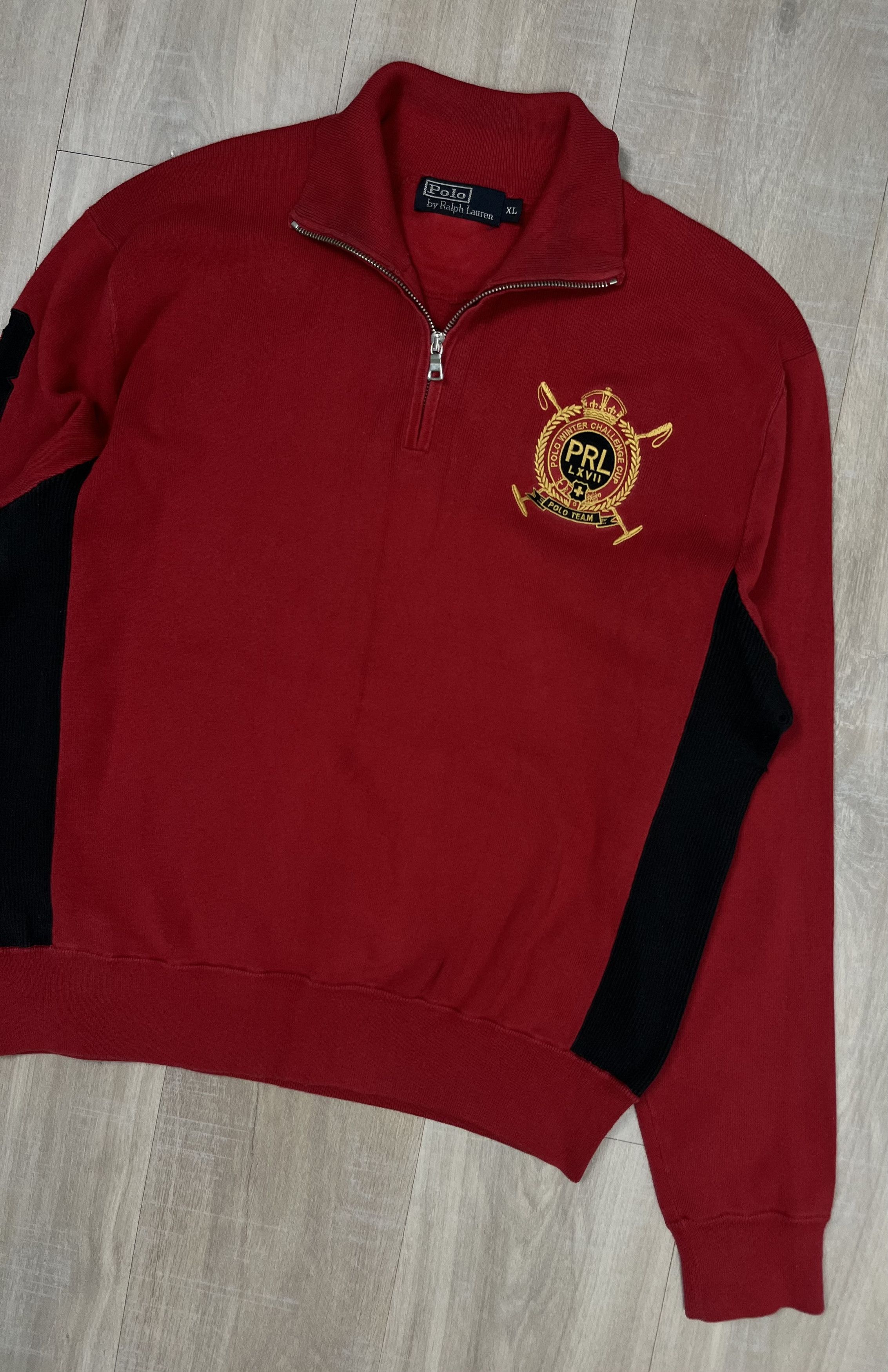 Polo Ralph Lauren Ralph Lauren Red 1/4 Zip Jumper XL Size US XL / EU 56 / 4 - 2 Thumbnail