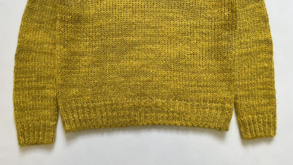 Dries Van Noten Mustard Yellow Boxy Mohair Sweater Size US M / EU 48-50 / 2 - 5 Thumbnail