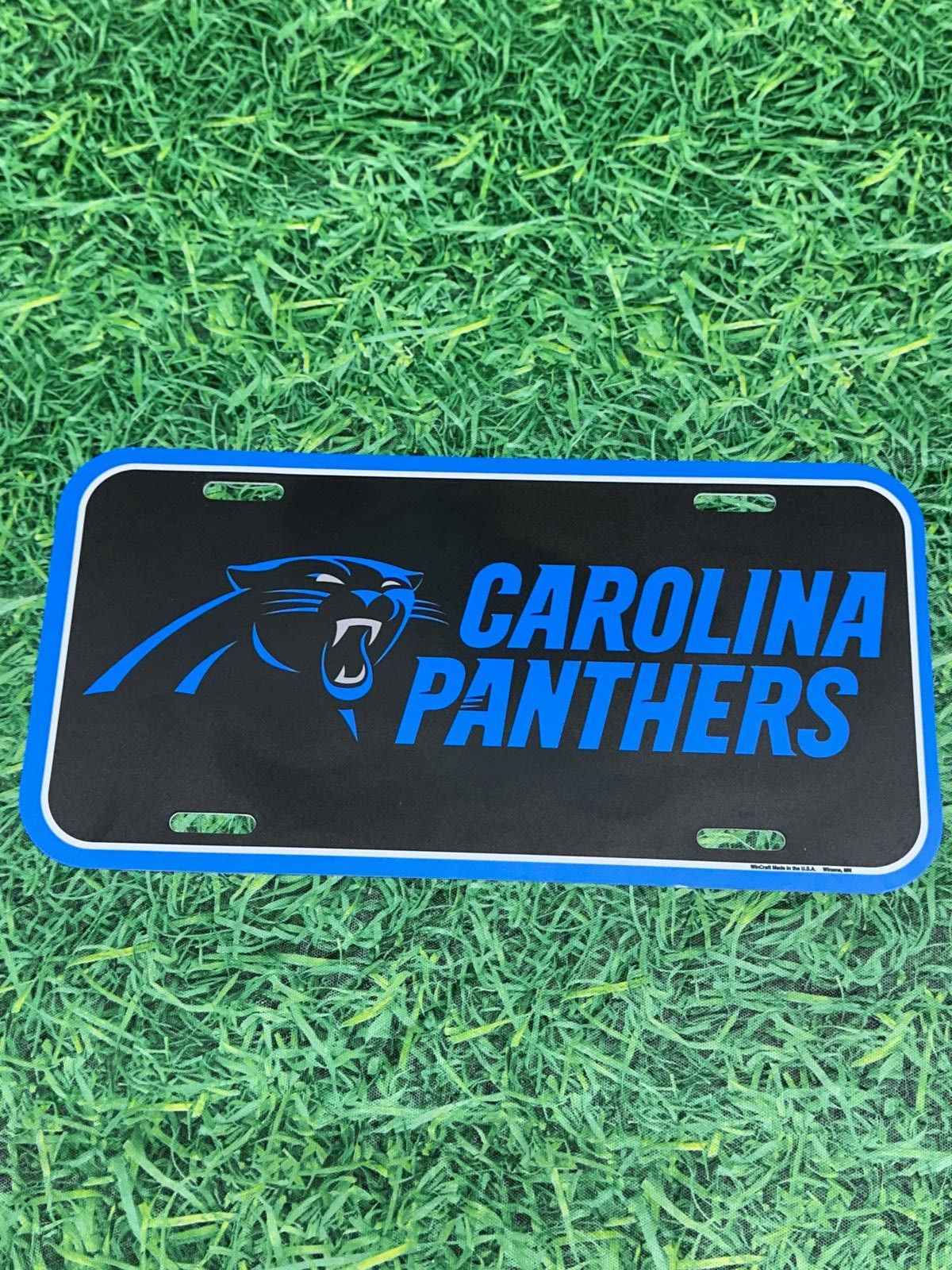 NFL Carolina Panthers License Plate Plastic NFL NEW Size ONE SIZE - 1 Preview