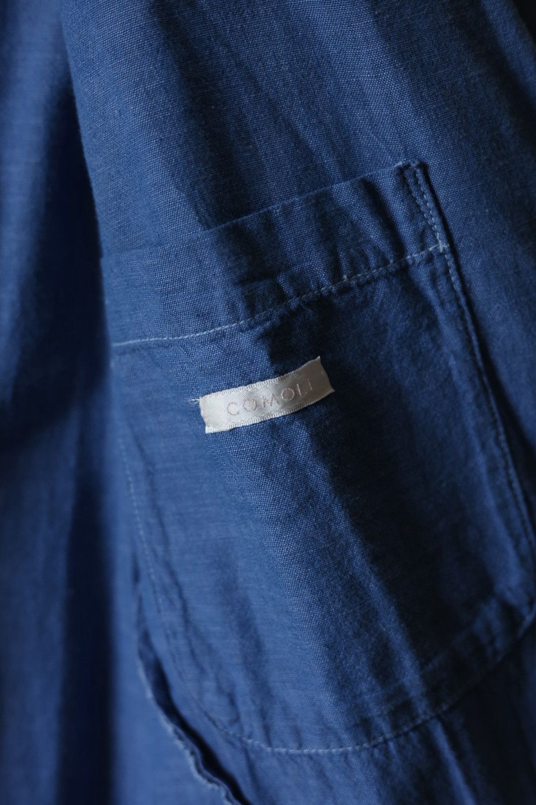 Comoli COMOLI Betachan Chambray Shirt Jacket 2 Size US M / EU 48-50 / 2 - 3 Thumbnail