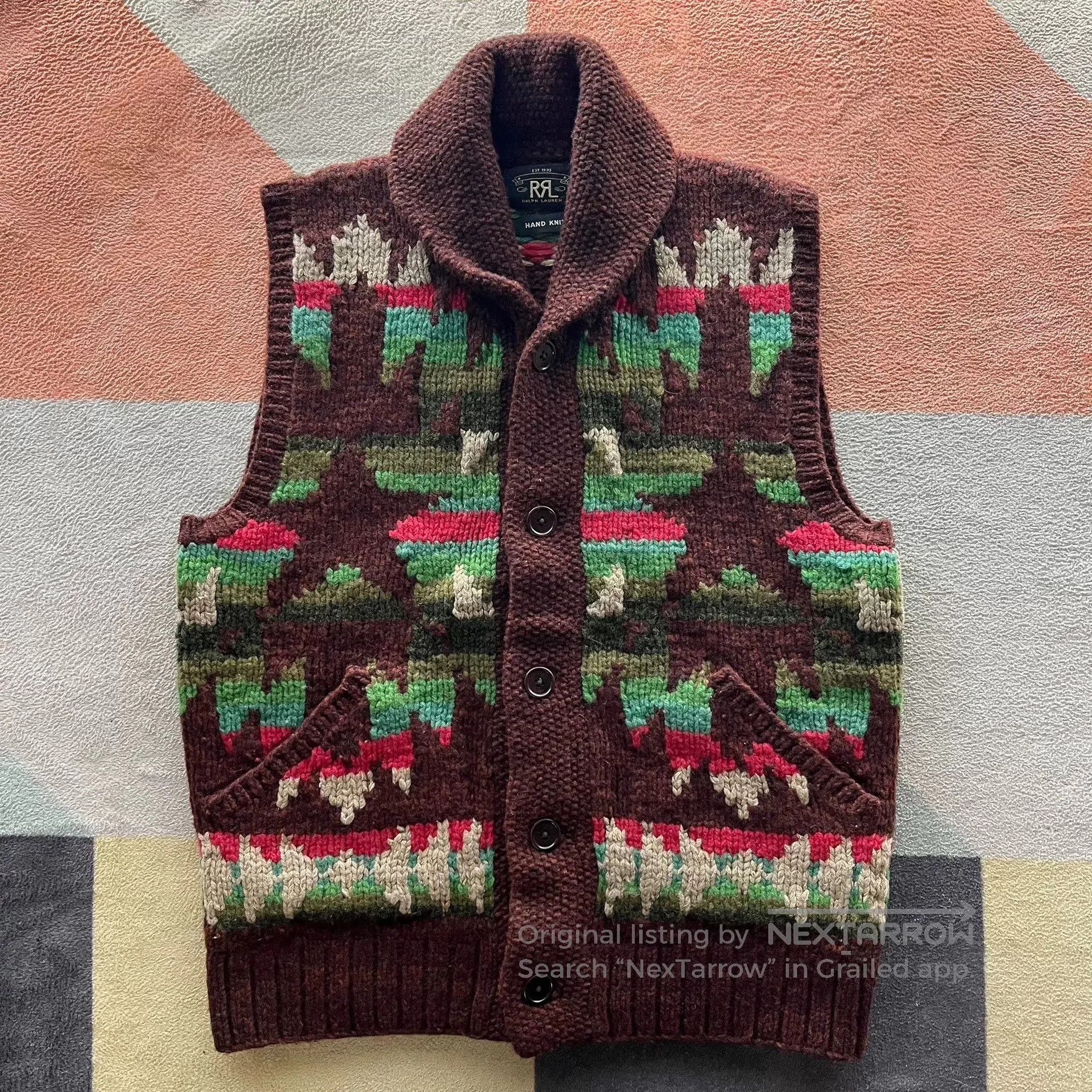 RRL Ralph Lauren RRL Ralph Lauren Wool Knit Vest. Size US M / EU 48-50 / 2 - 1 Thumbnail