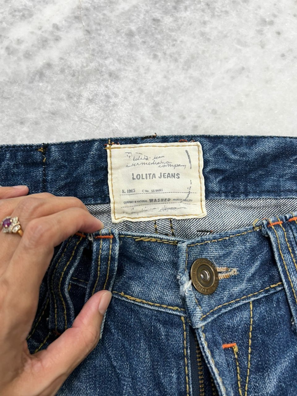 If Six Was Nine × Japanese Brand Rare 🔥 Yoshitomo Nara x Lolita Jeans Size US 35 - 13 Thumbnail