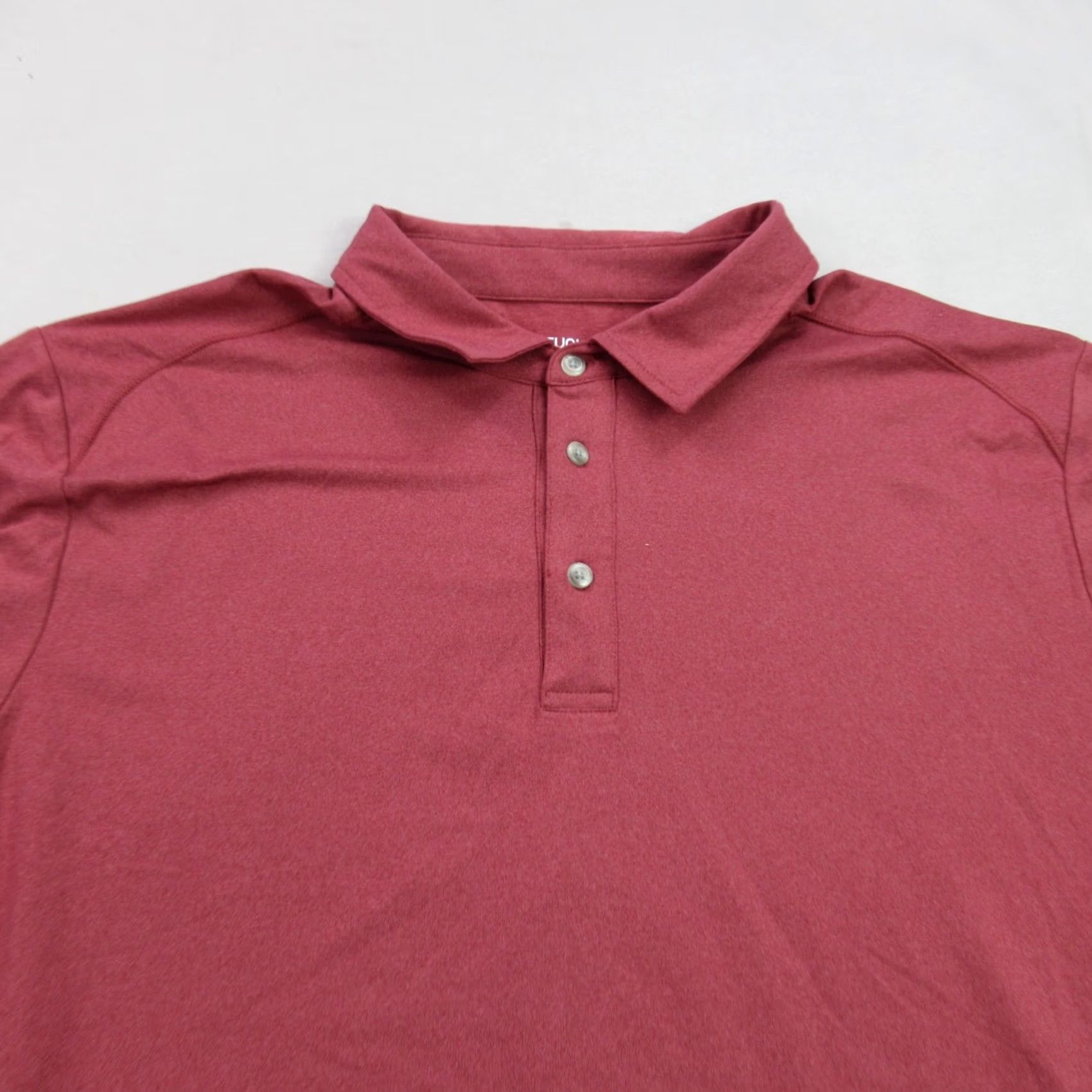 UNTUCKit UNTUCKit Shirt Mens 2XL Short Sleeve Polo Lightweight Red Golf Casual Polo Shirt Mens 2XL Red Golf Untuckit Size US XXL / EU 58 / 5 - 3 Thumbnail