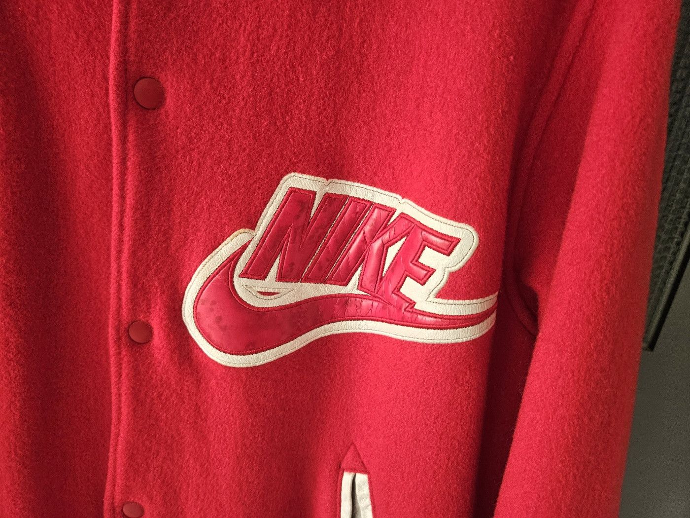 Nike × Supreme Supreme x Nike Varsity Jacket Size US XL / EU 56 / 4 - 4 Thumbnail