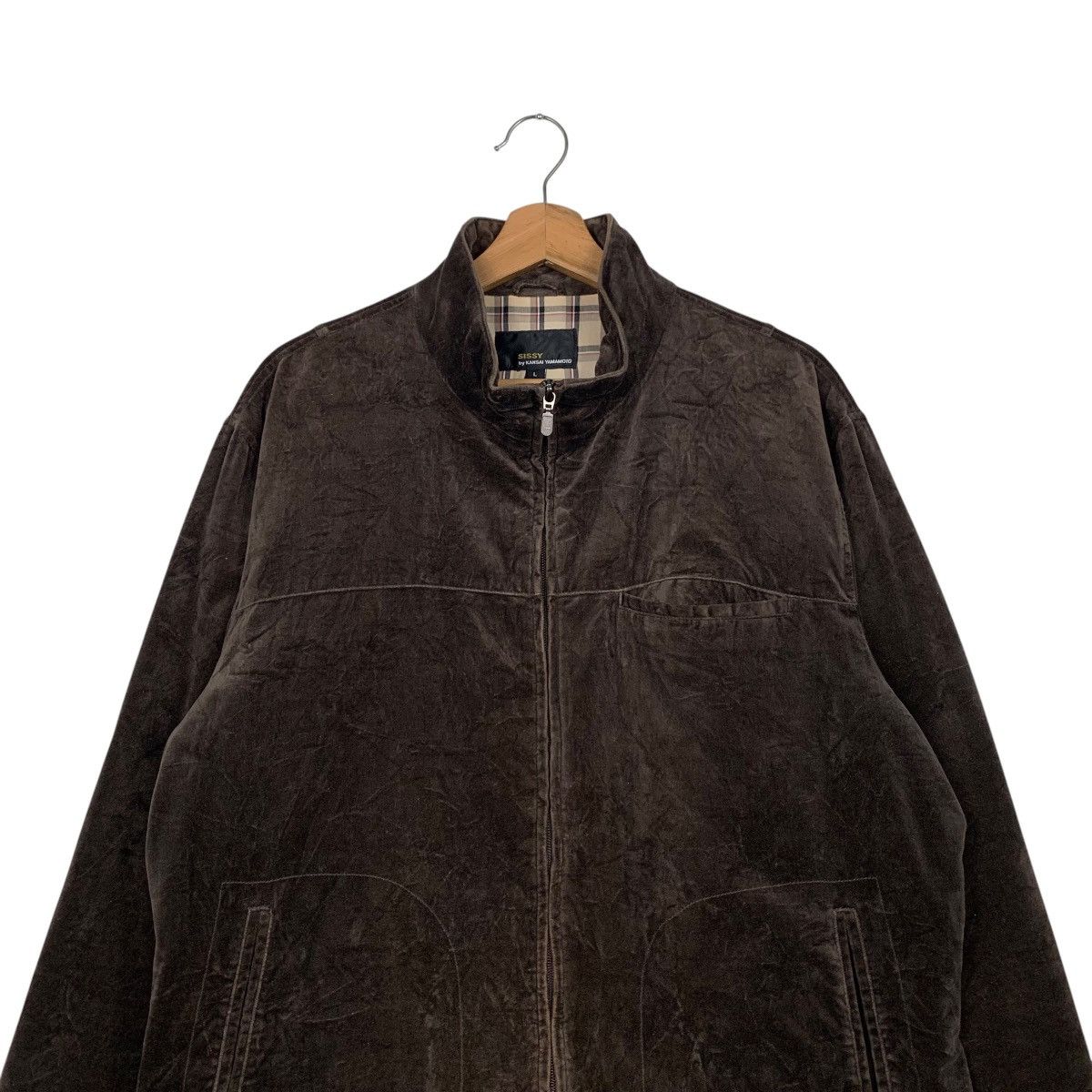 Kansai Yamamoto Y2k Vintage SISSY KANSAI YAMAMOTO Velvet Jacket #2565-C116 Size US L / EU 52-54 / 3 - 2 Thumbnail