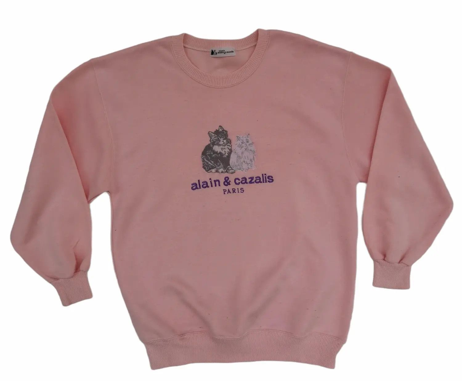 Habitat Vintage!!! Alian & Cazalis Paris Embroidered Sweatshirt Size US M / EU 48-50 / 2 - 1 Thumbnail