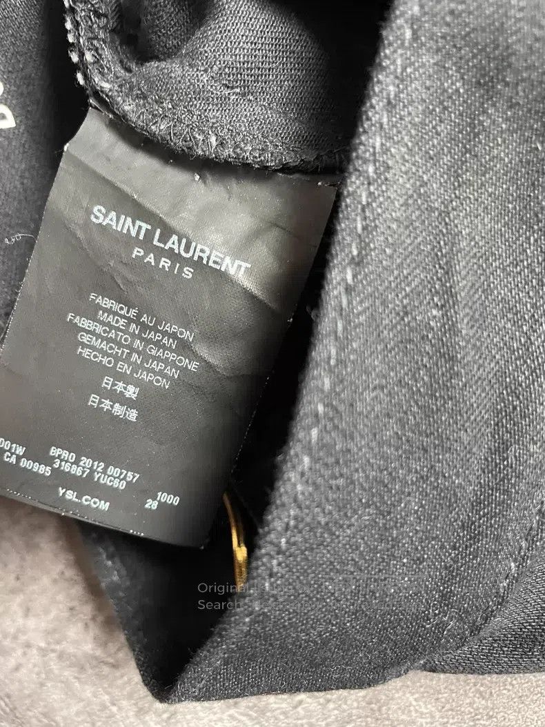 Saint Laurent Paris Saint Laurent Paris Black Basic Denim Pants Size US 28 / EU 44 - 5 Thumbnail