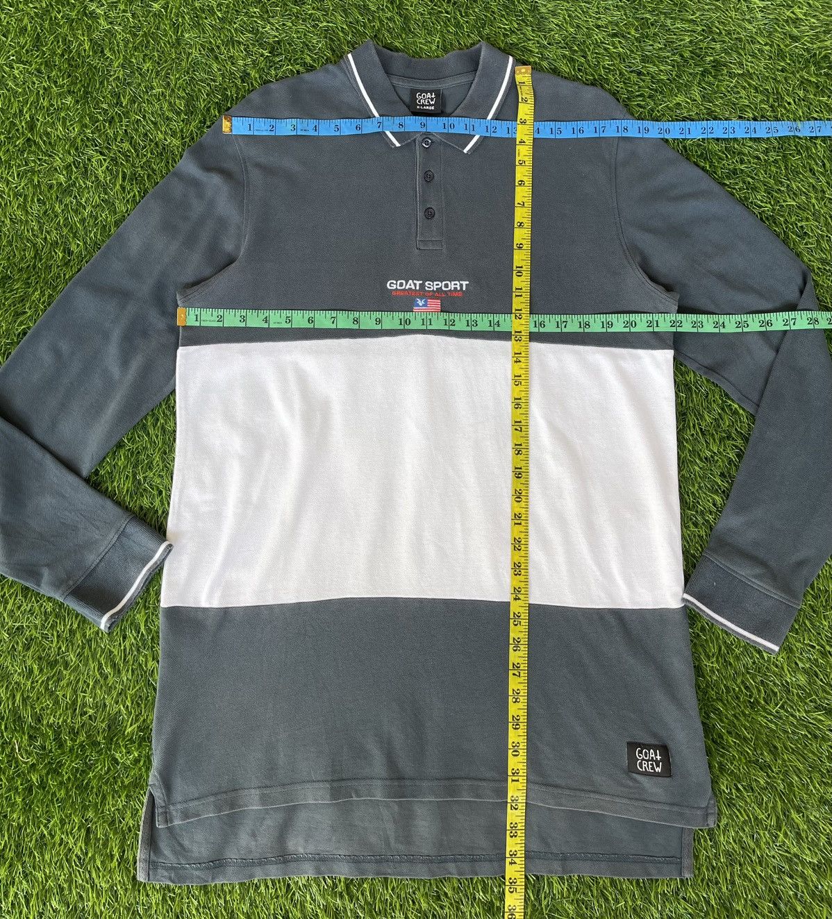 GOAT Crew × Sports Specialties Hype🔥GOAT CREW🔥Embroidery Logo Polo Shirt Longsleeve Size US XL / EU 56 / 4 - 12 Thumbnail