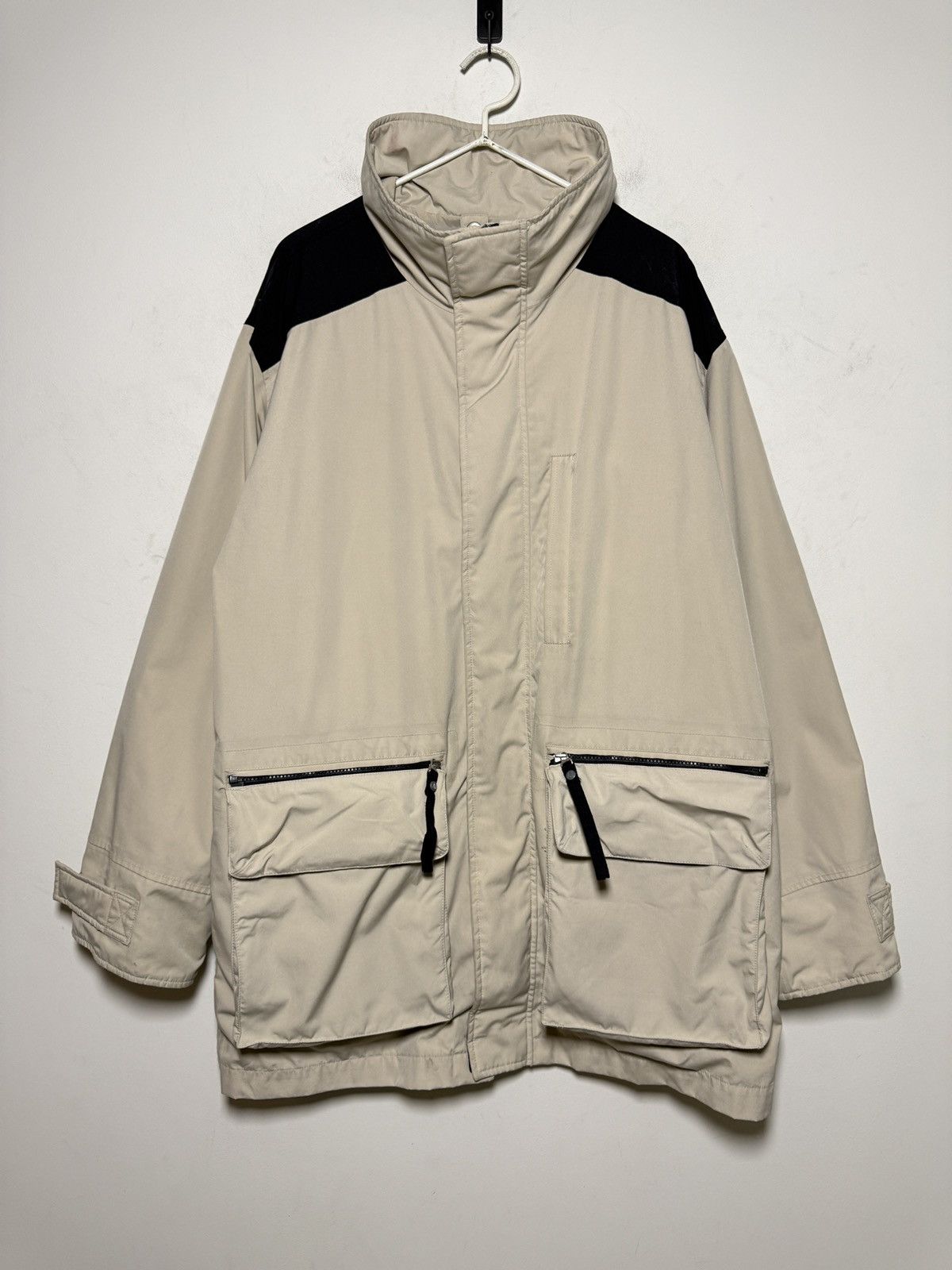 Giorgio Armani Armani Shimmer Nylon Multipocket Transformer Field Parka Size US L / EU 52-54 / 3 - 2 Thumbnail